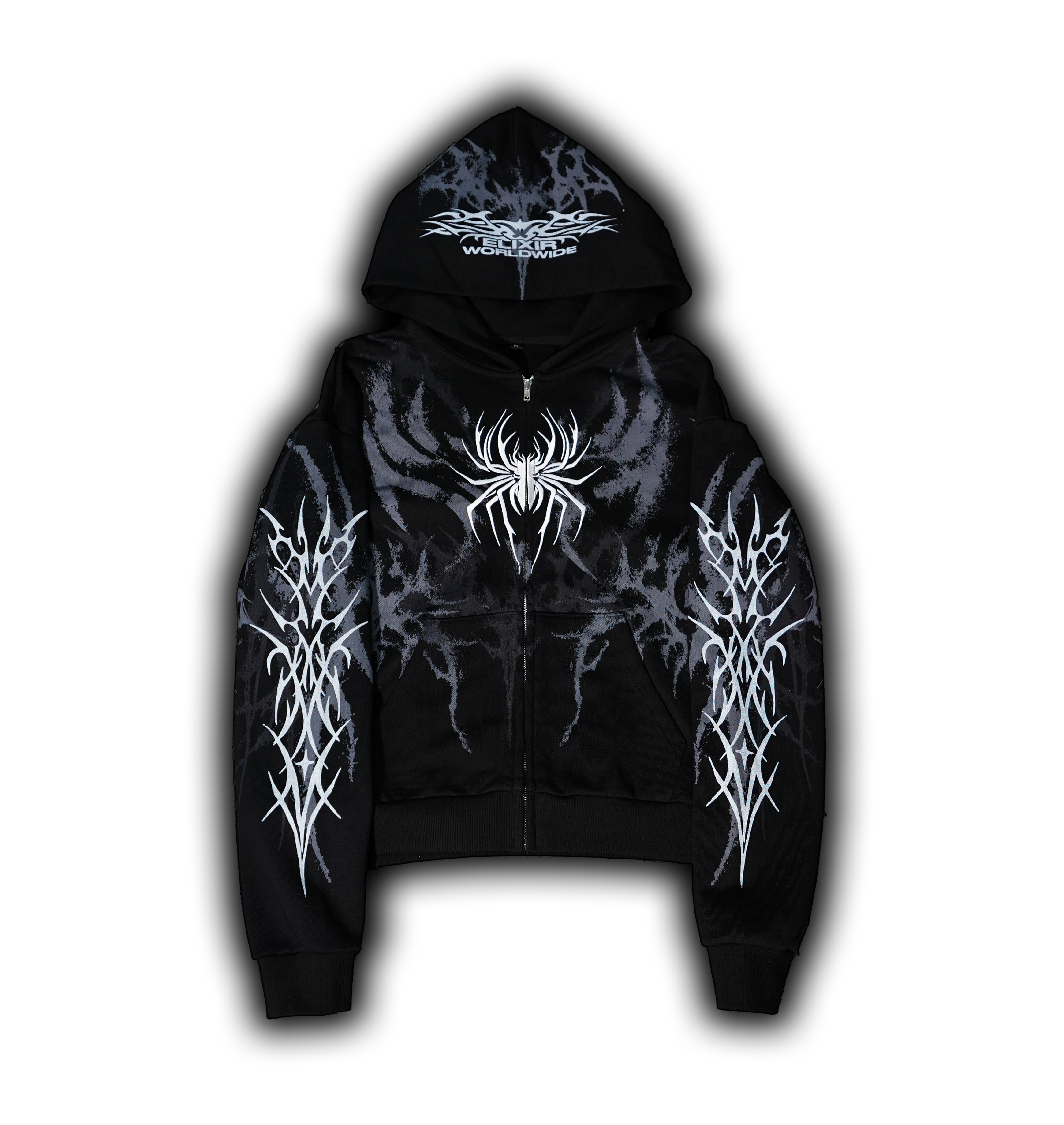 Elixir Spider Tribal Zip-Up
