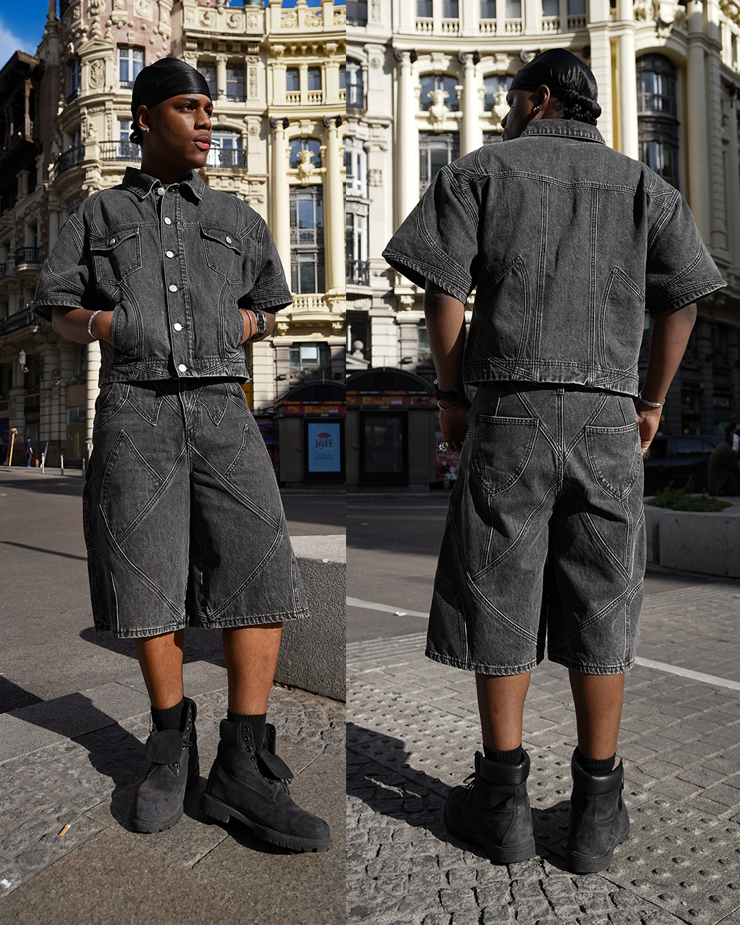 Elixir Gray Denim Set JACKET