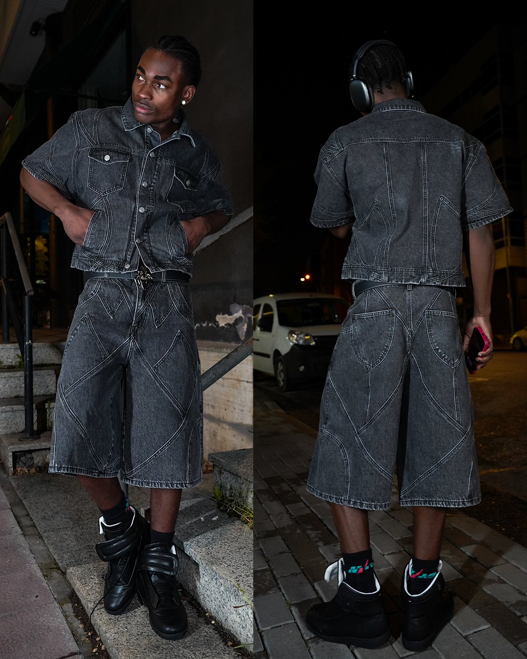 Elixir Gray Denim Set JACKET