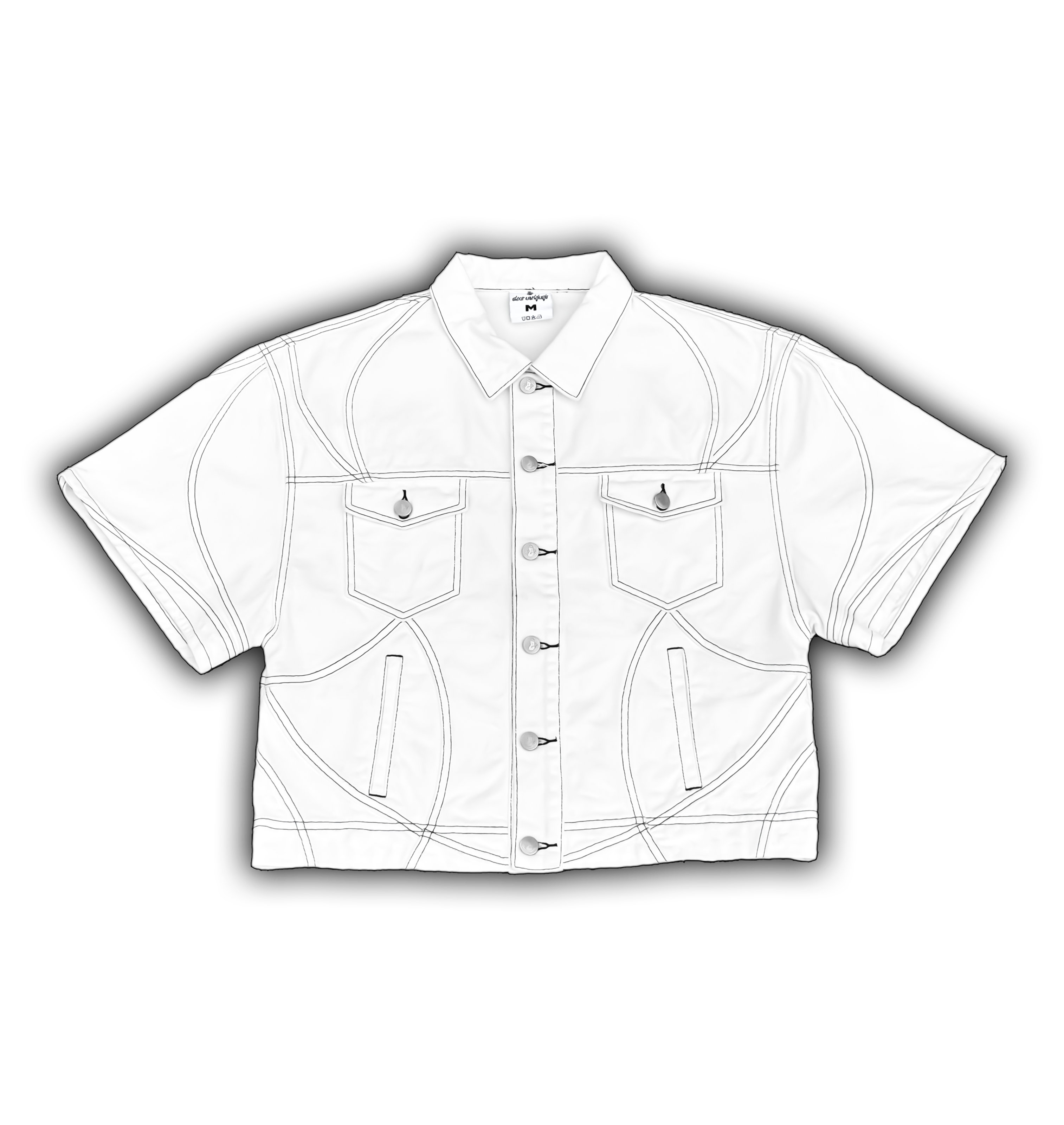 Elixir White Denim Set JACKET