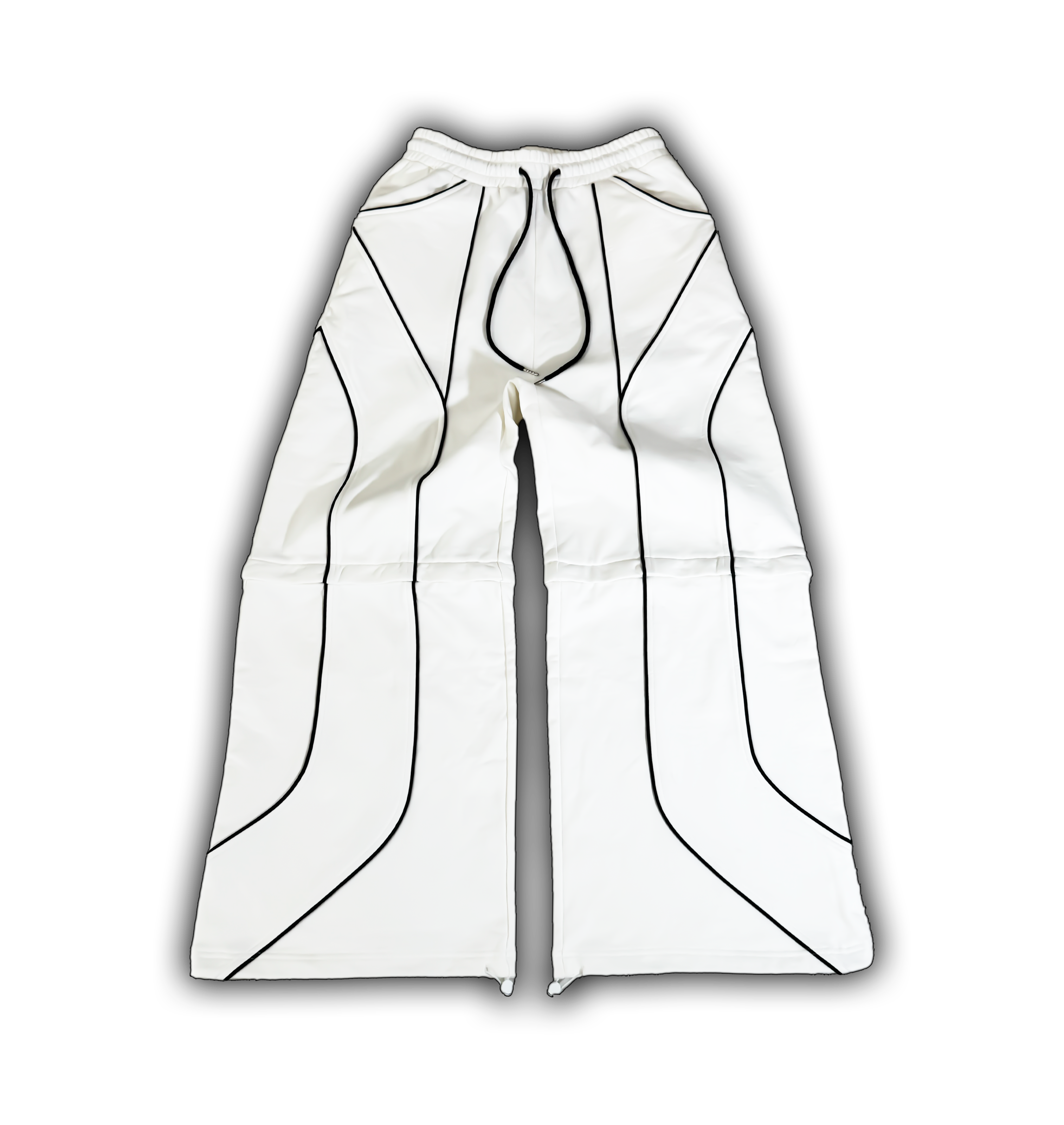 Elixir Detachable White Tracksuit Pants