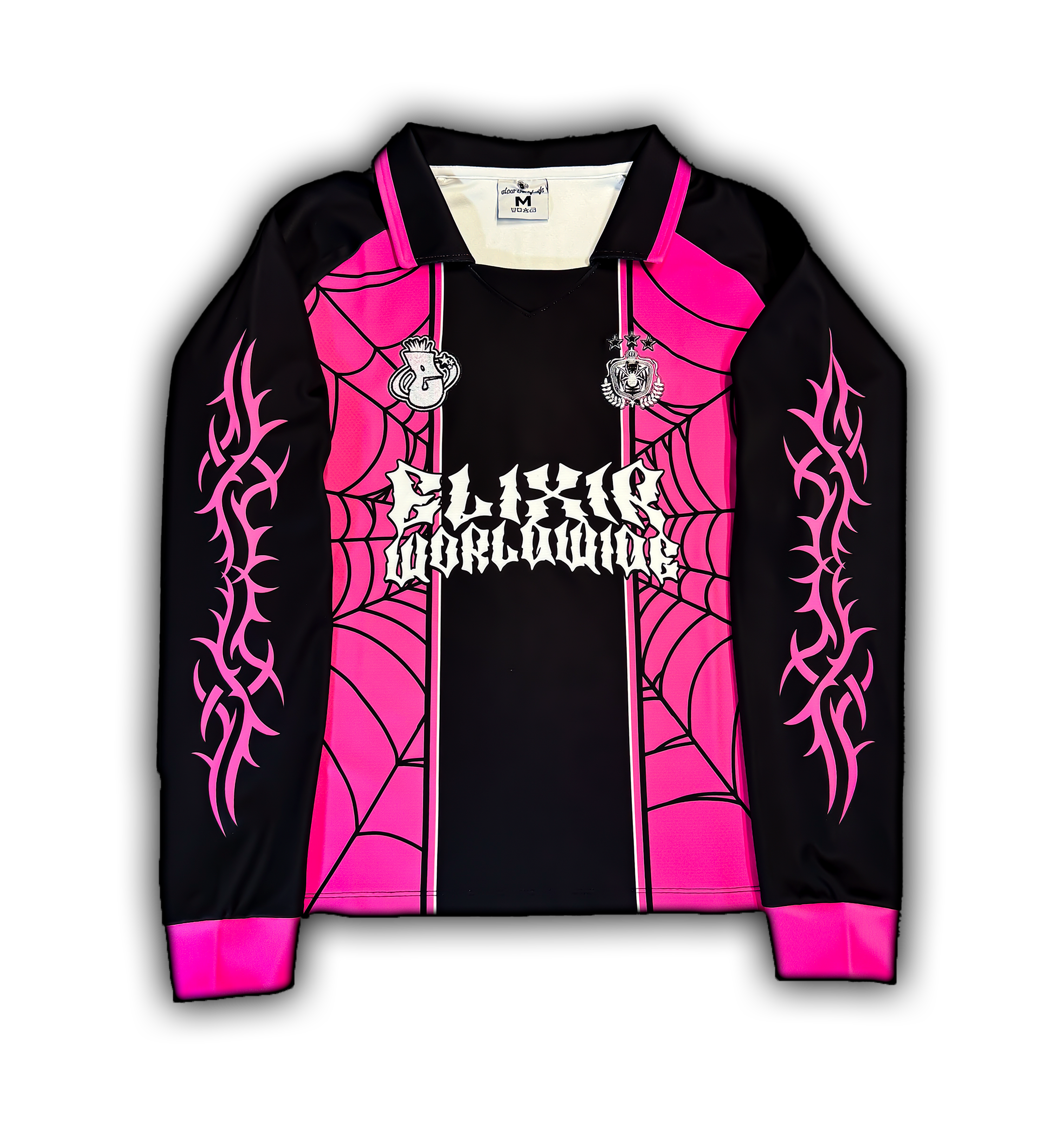 Elixir Pink Long Sleeve 00 Football Jersey