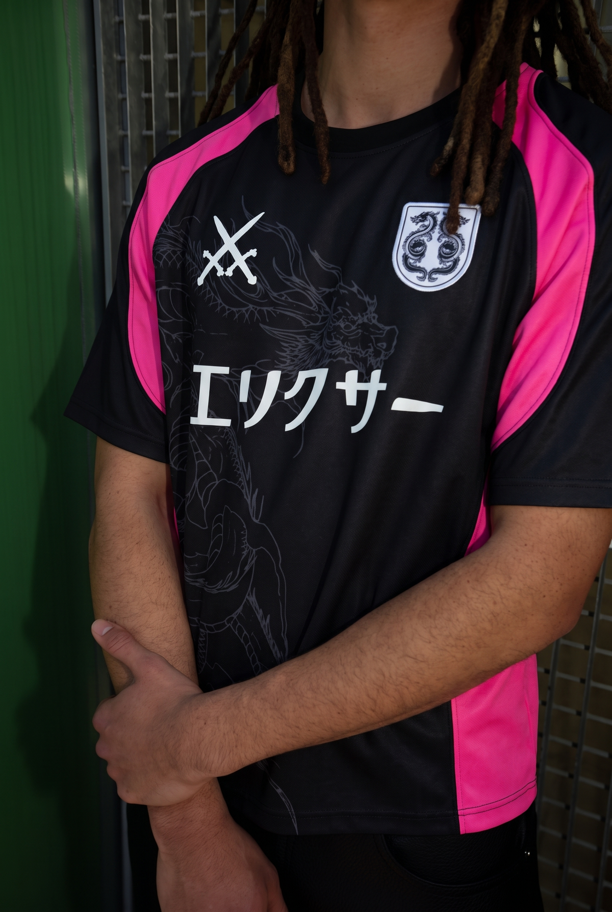 Elixir Japan Pink Football Jersey