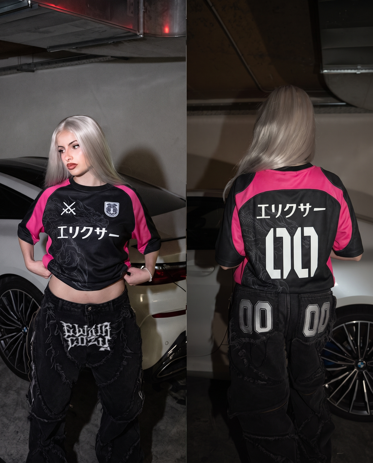 Elixir Japan Pink Football Jersey