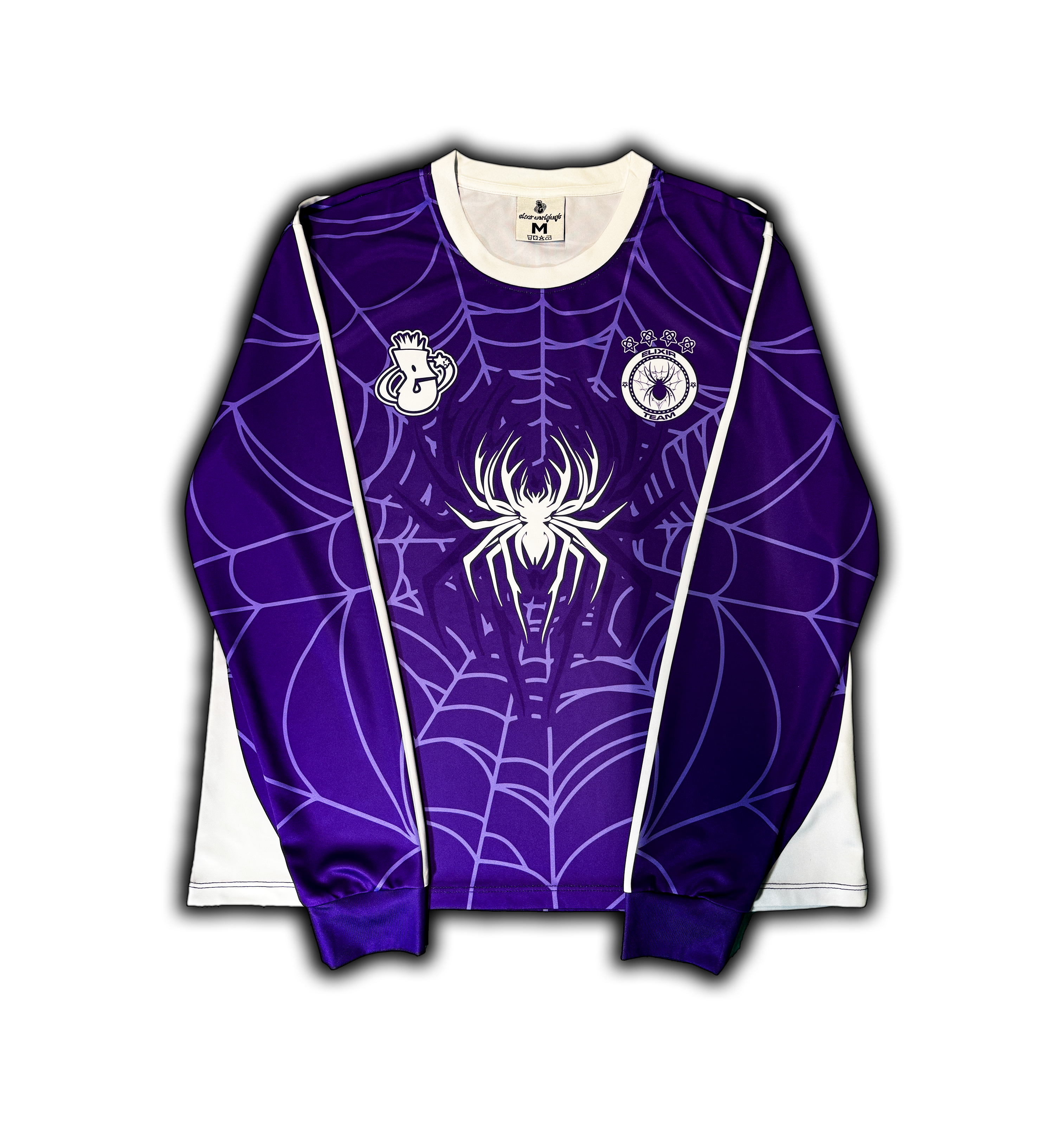 Elixir Spider Purple Football T-Shirt