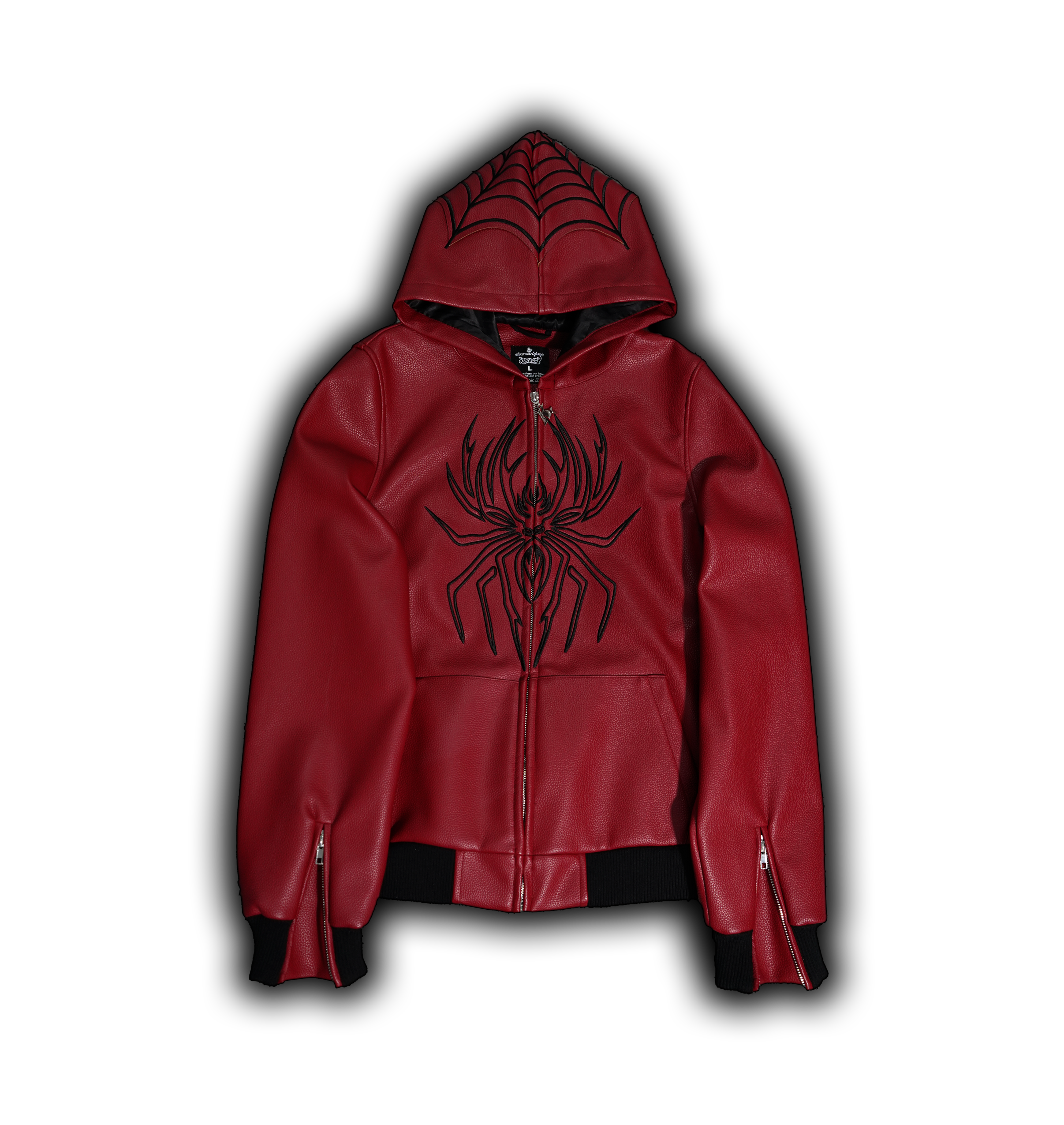 Elixir Spider Red Leather Jacket