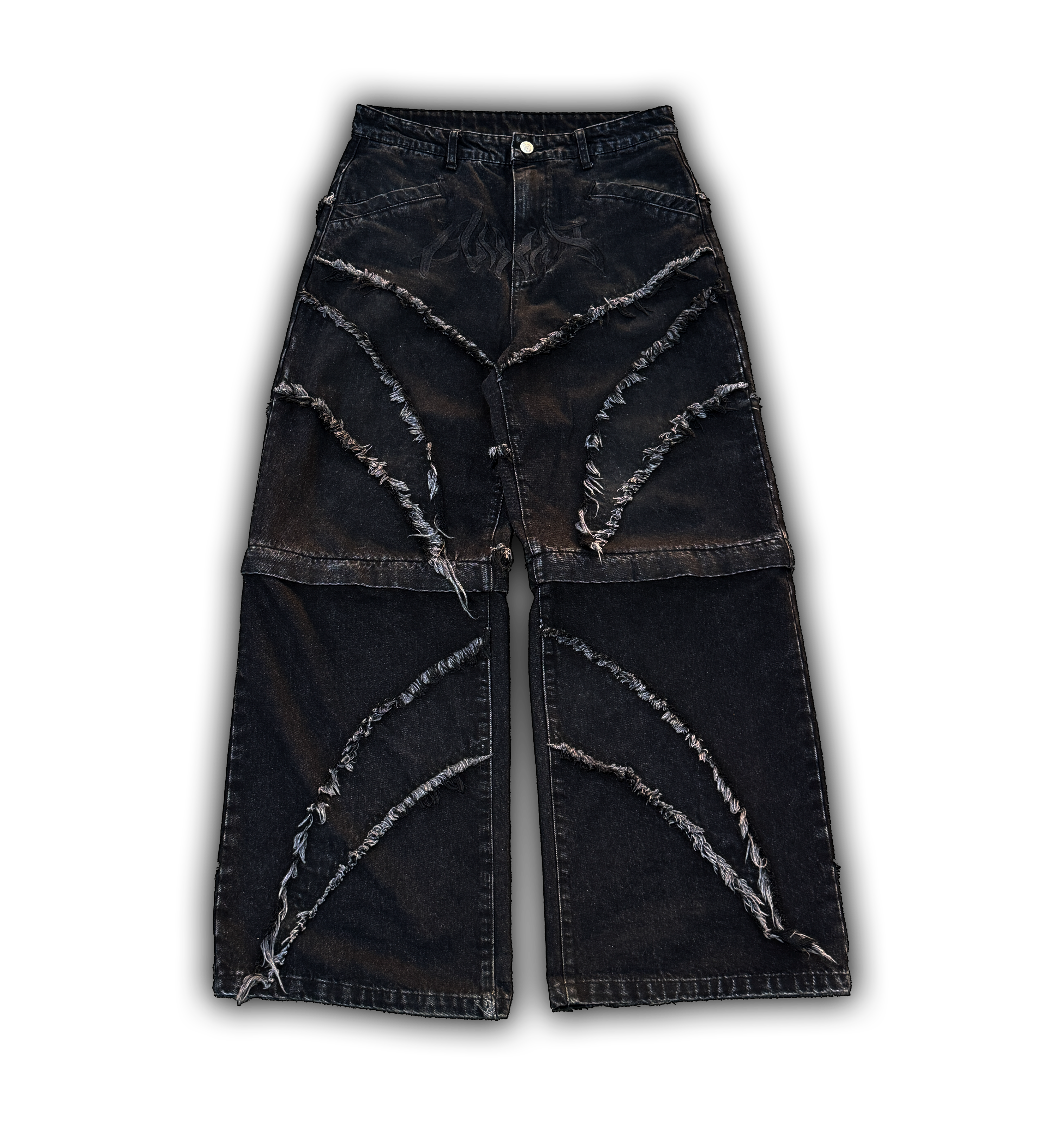 Elixir Distressed Detachable Jeans