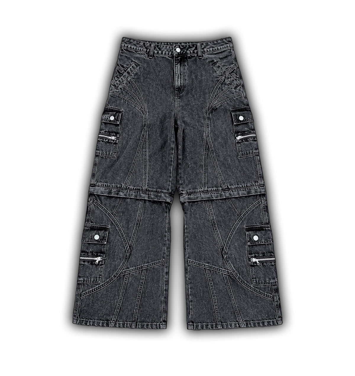 Elixir Detachable Gray Jeans