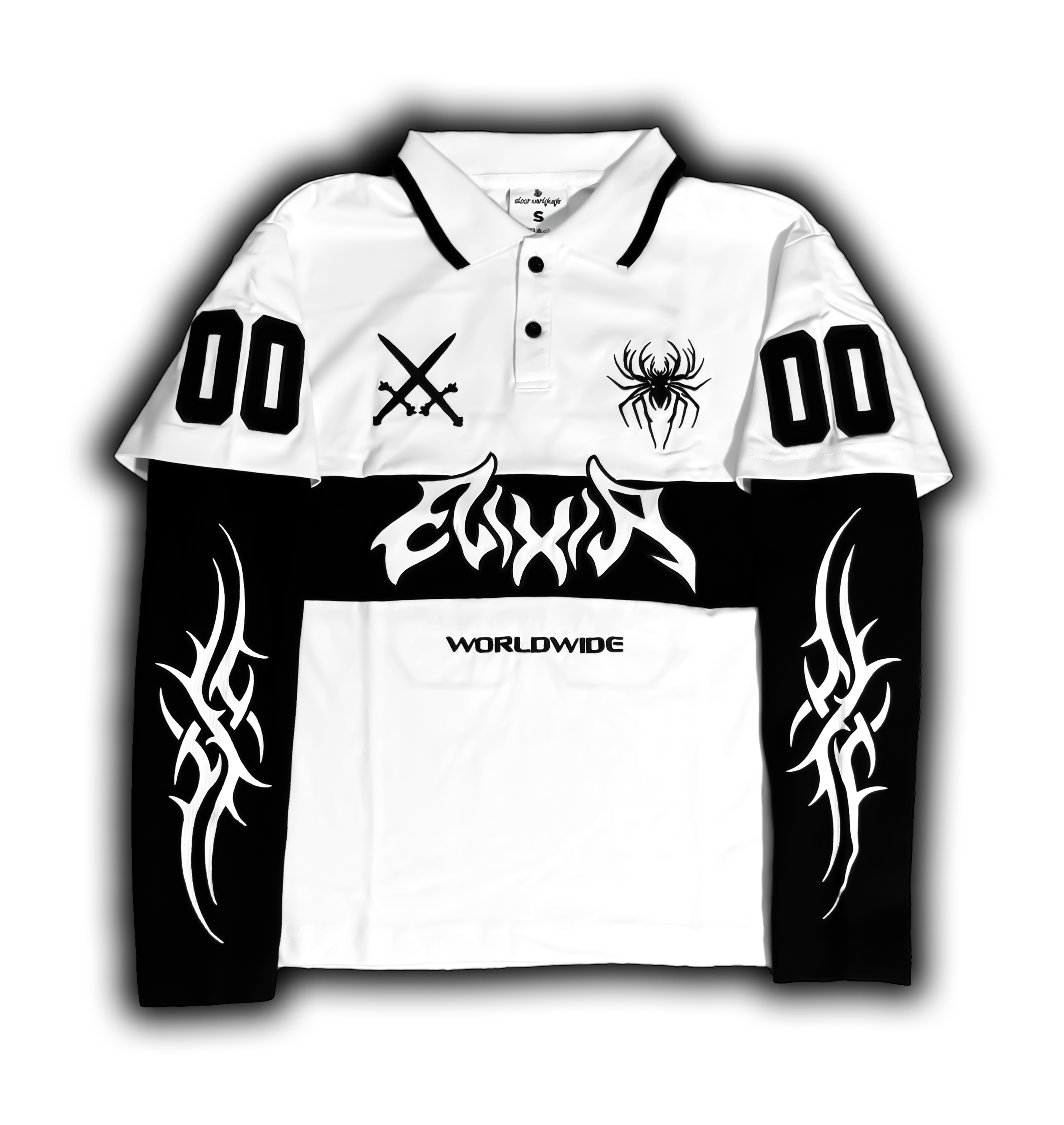 Elixir 00 White Tribal Polo