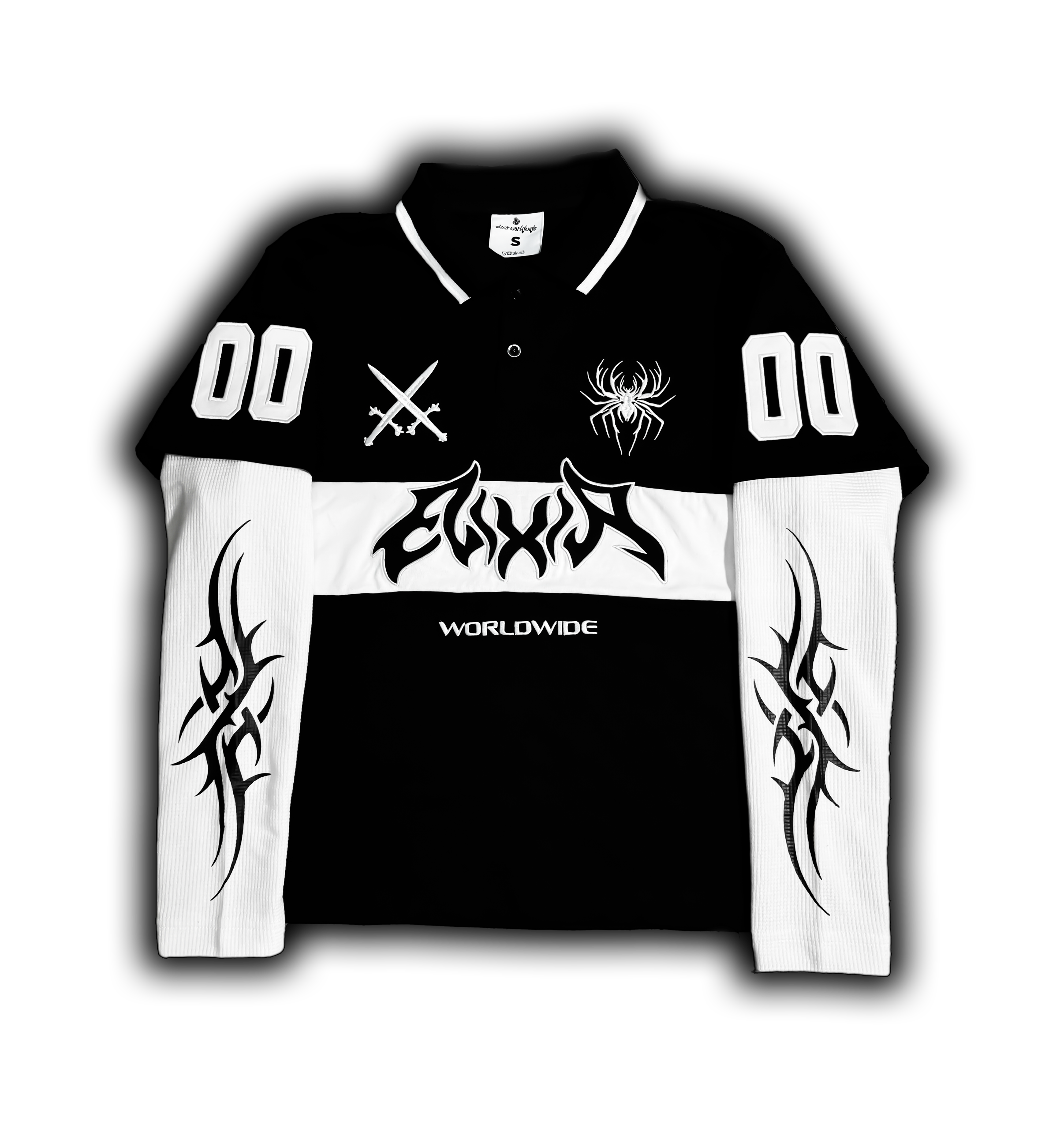 Elixir 00 Black Tribal Polo
