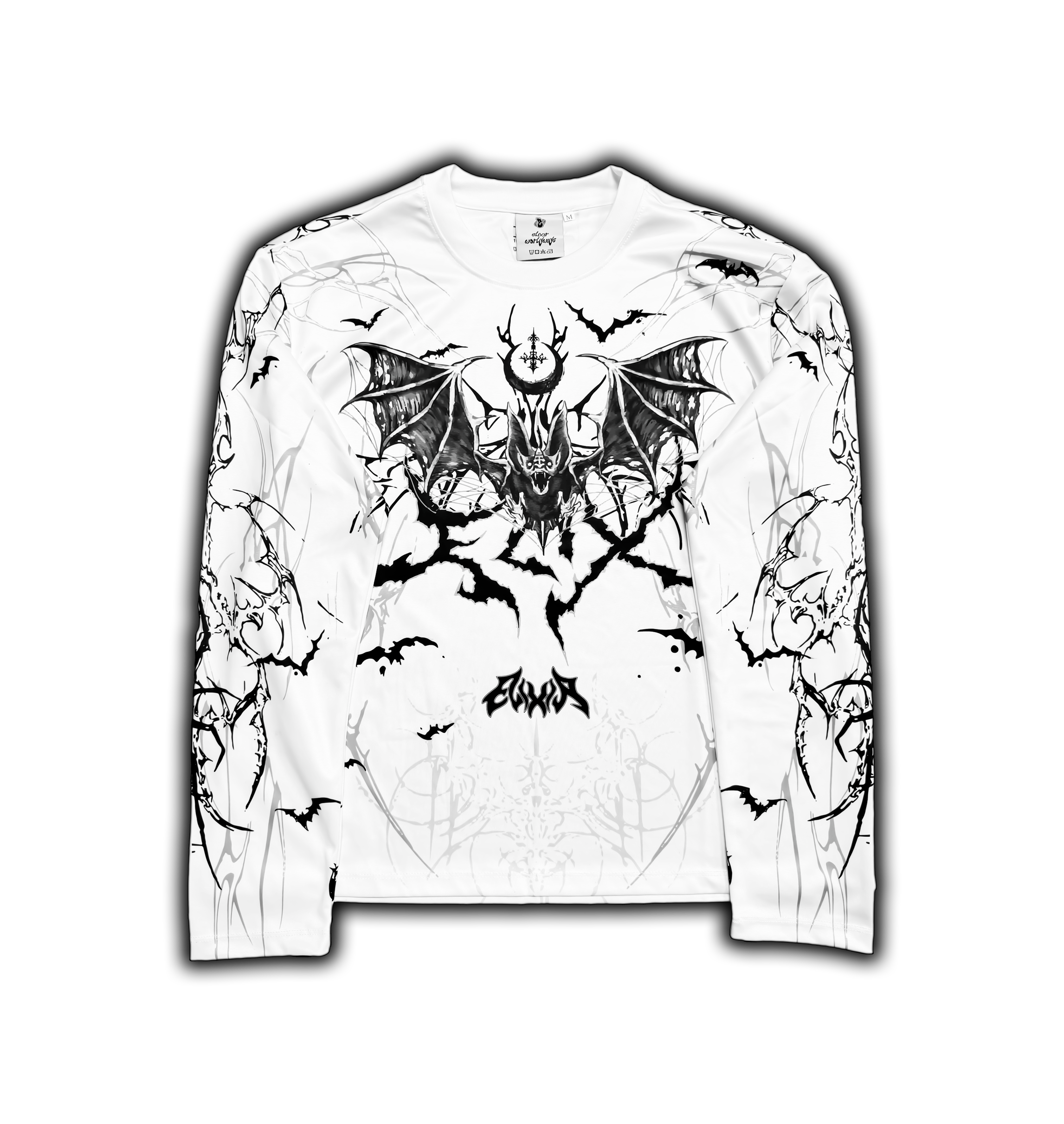 Elixir Bat Long-Sleeve White Jersey