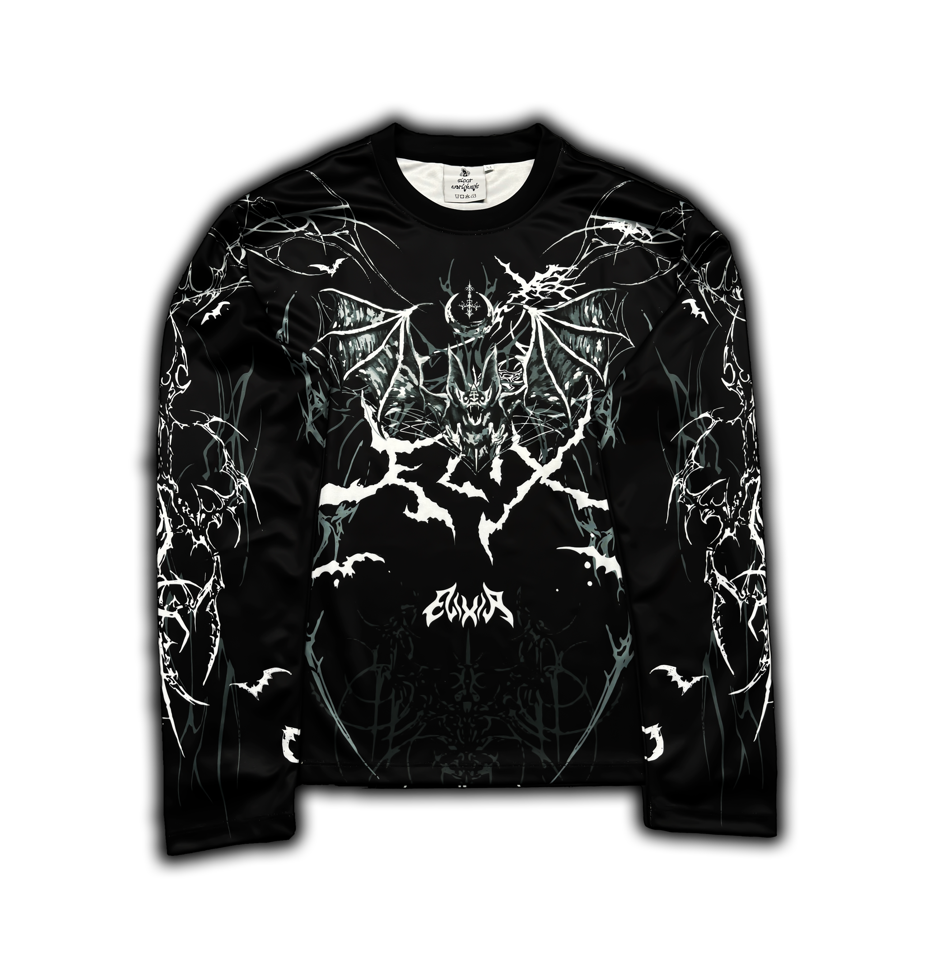 Elixir Bat Long-Sleeve Black Jersey