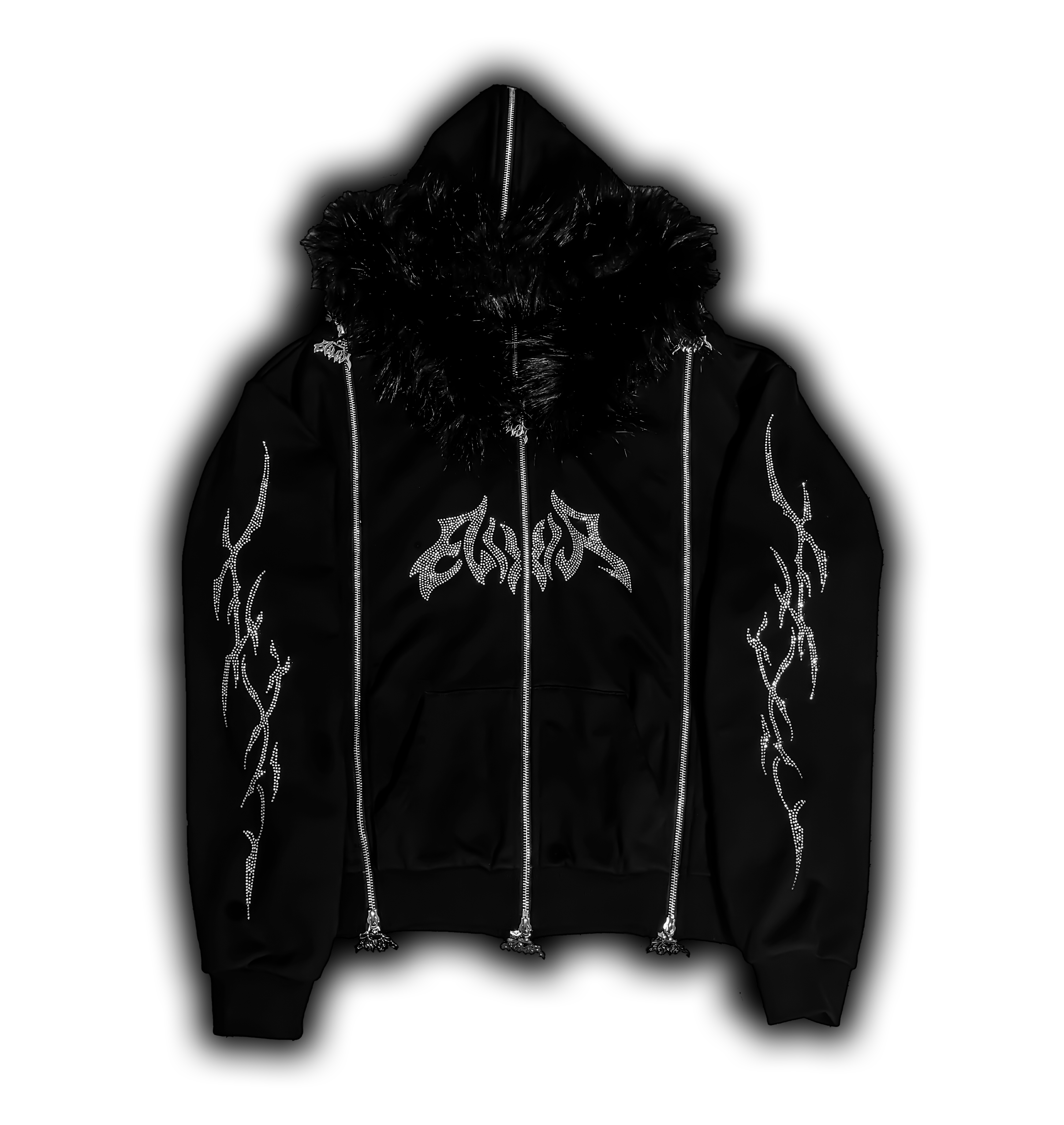 Elixir Rhinestones Tracksuit Zip-Up
