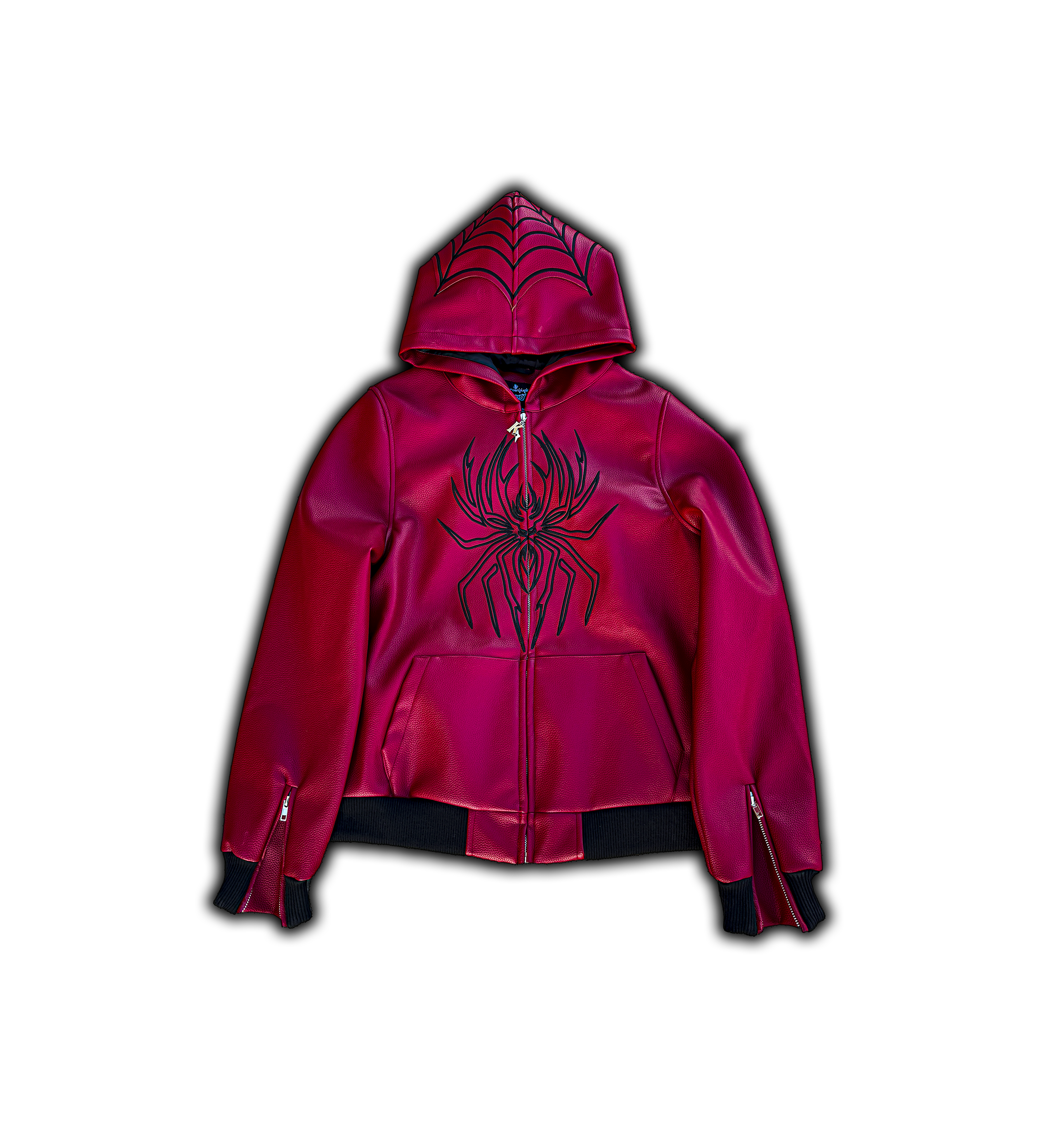 Elixir Spider Red Leather Jacket