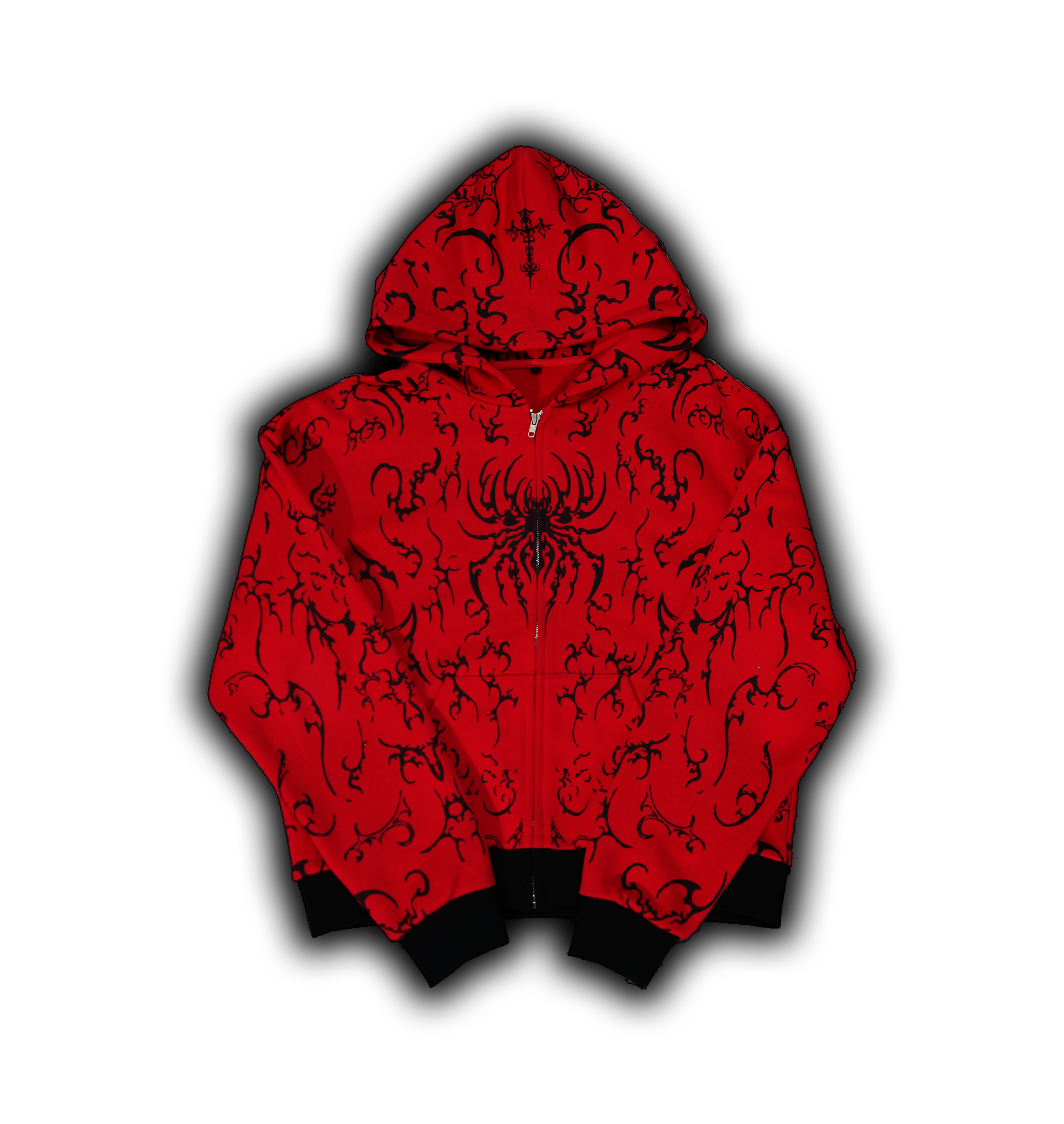 Elixir Tribal Red Hoodie