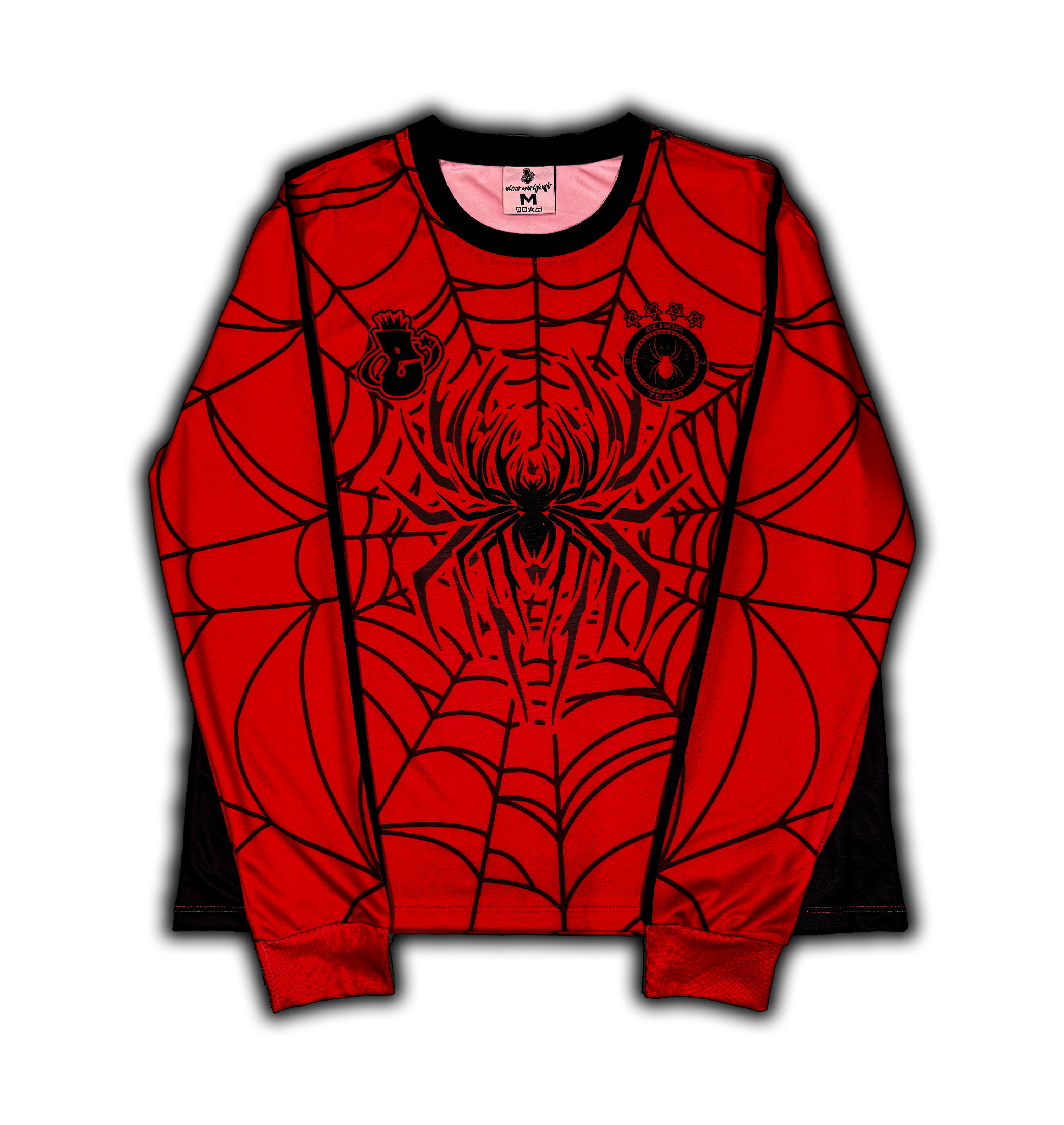 Elixir Spider Red Football T-Shirt