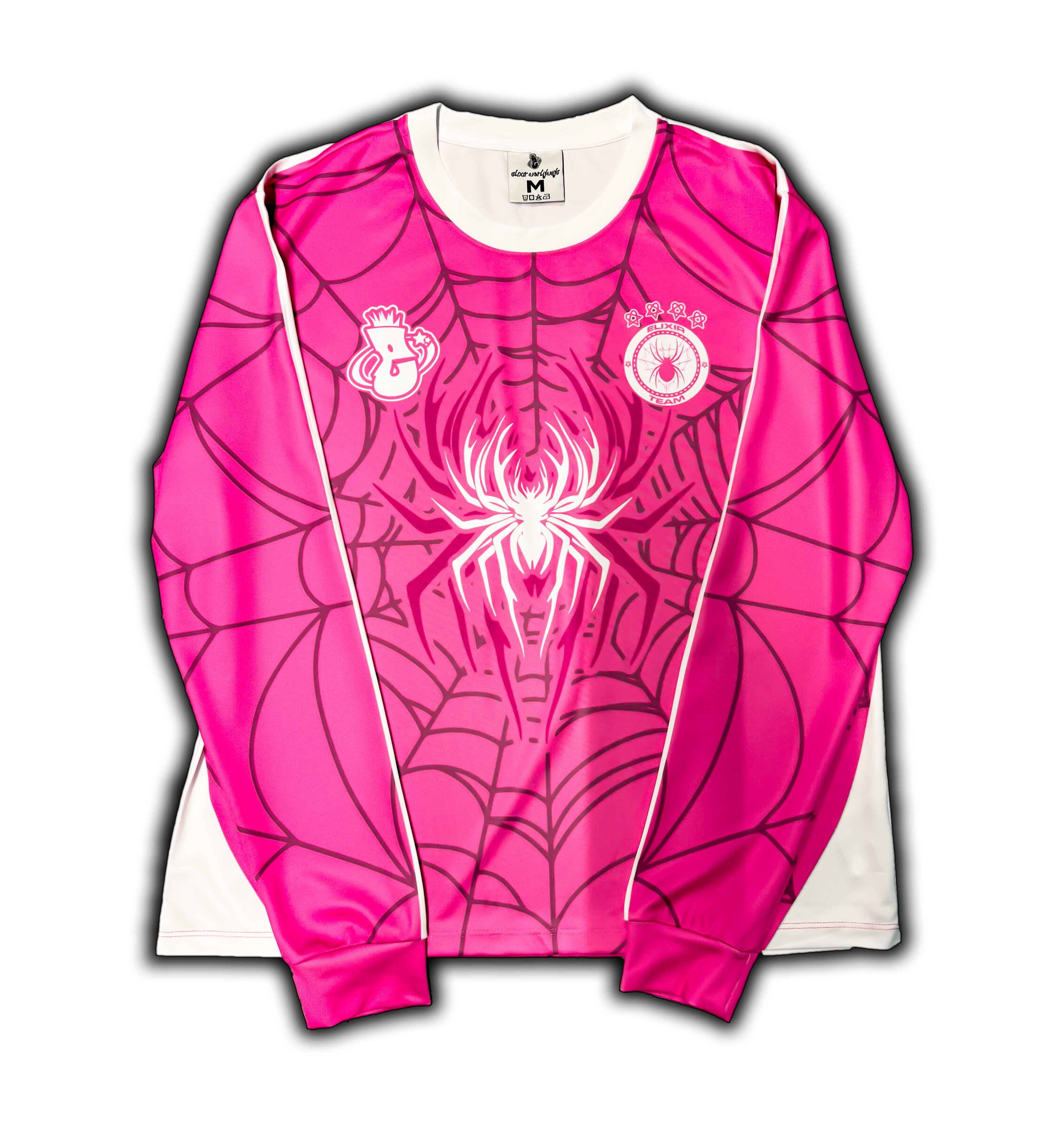 Elixir Spider PINK-WHITE Football T-Shirt