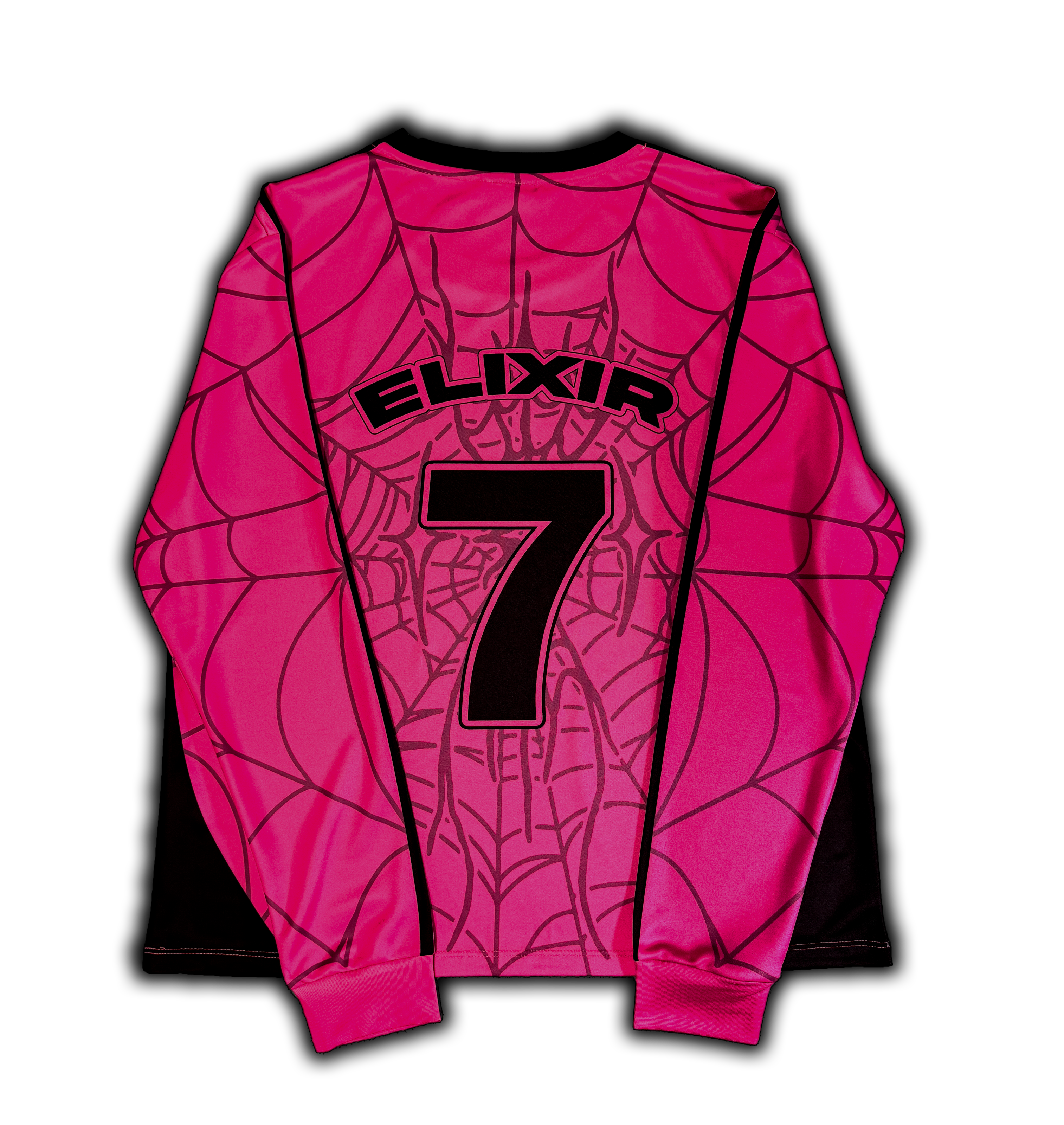 Elixir Spider PINK-BLACK Football T-Shirt