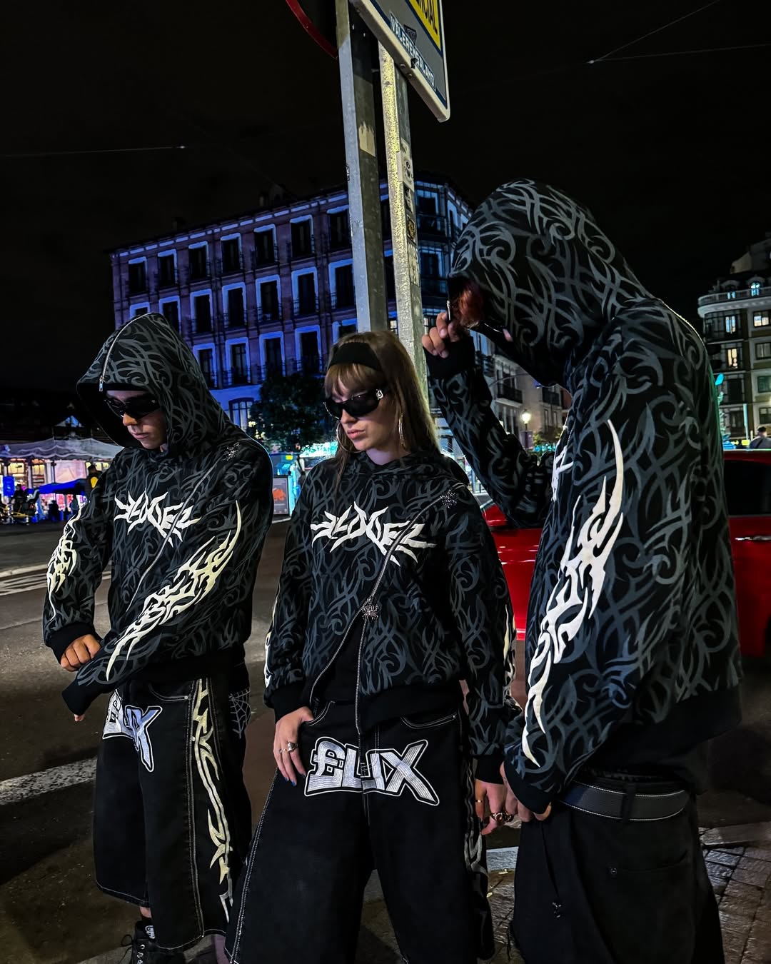 Elixir Diagonal Tribal Zip-Up