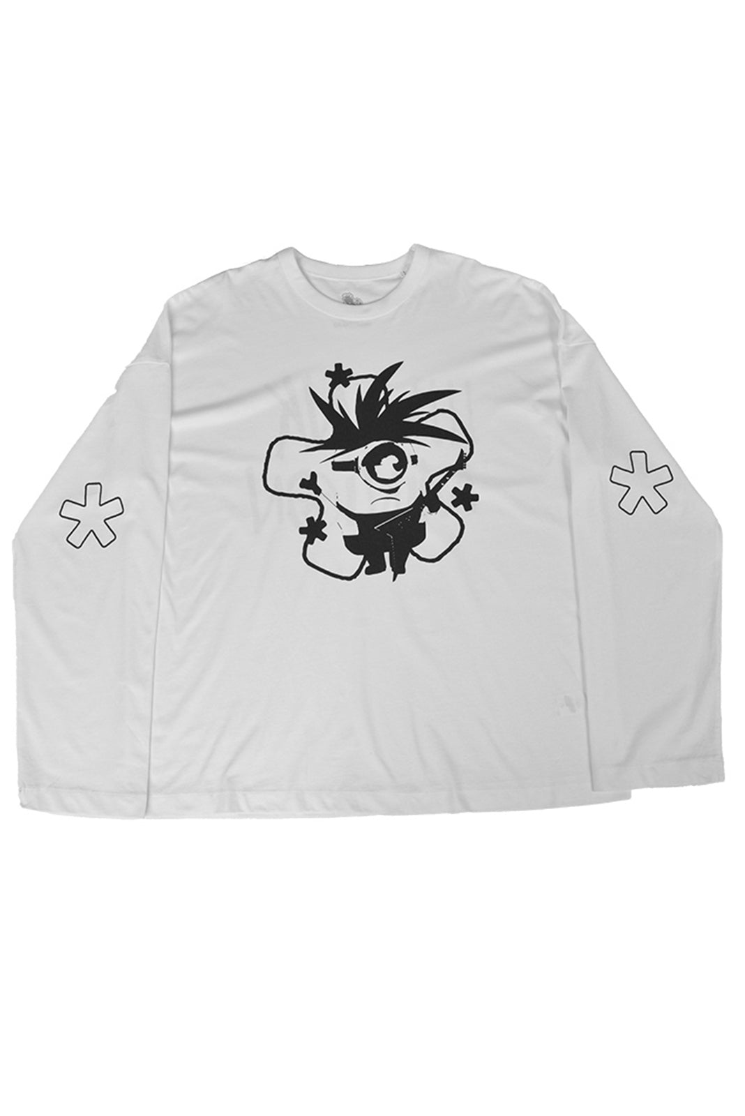 Elixir Punk Minion Long-Sleeve White Tee