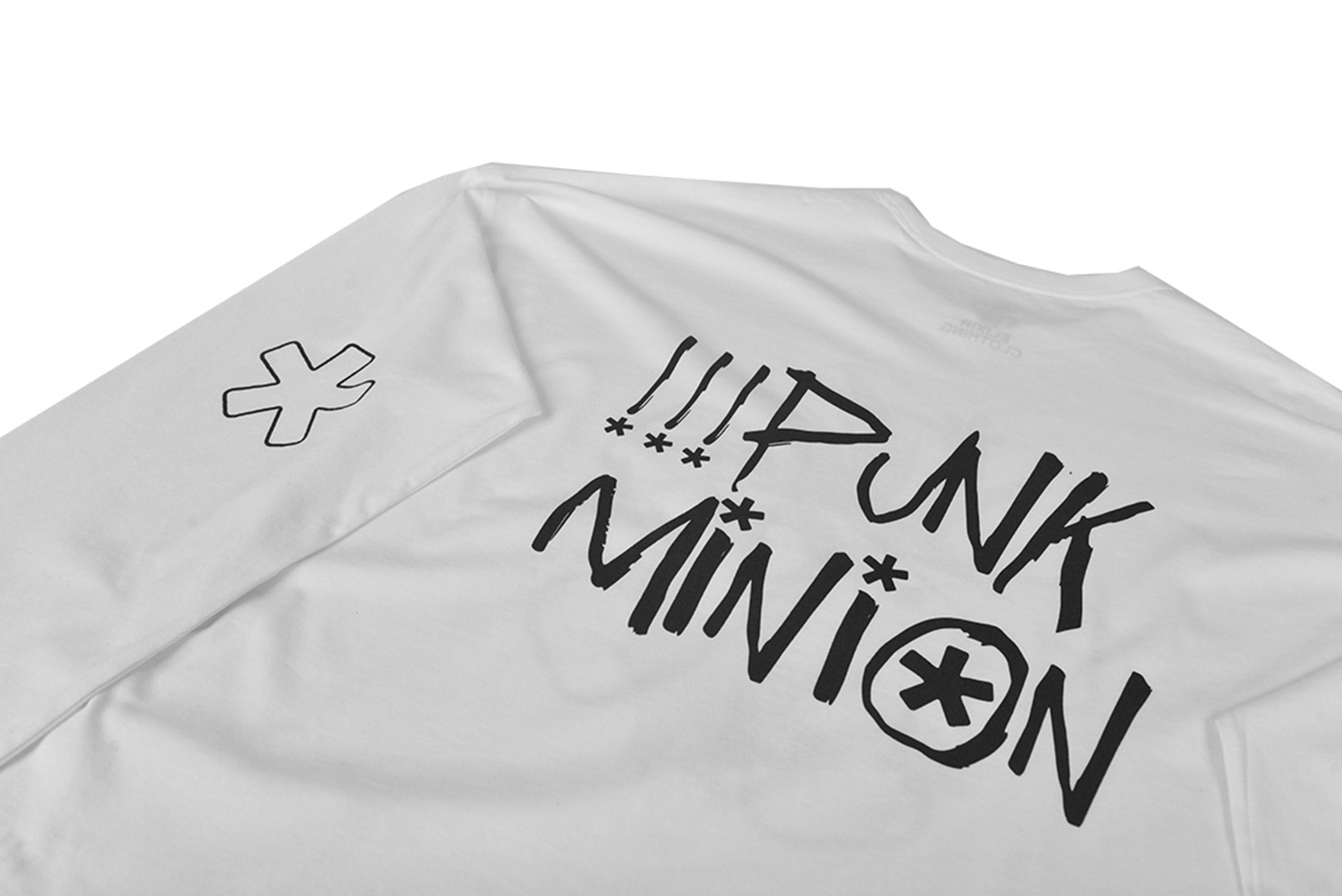 Elixir Punk Minion Long-Sleeve White Tee