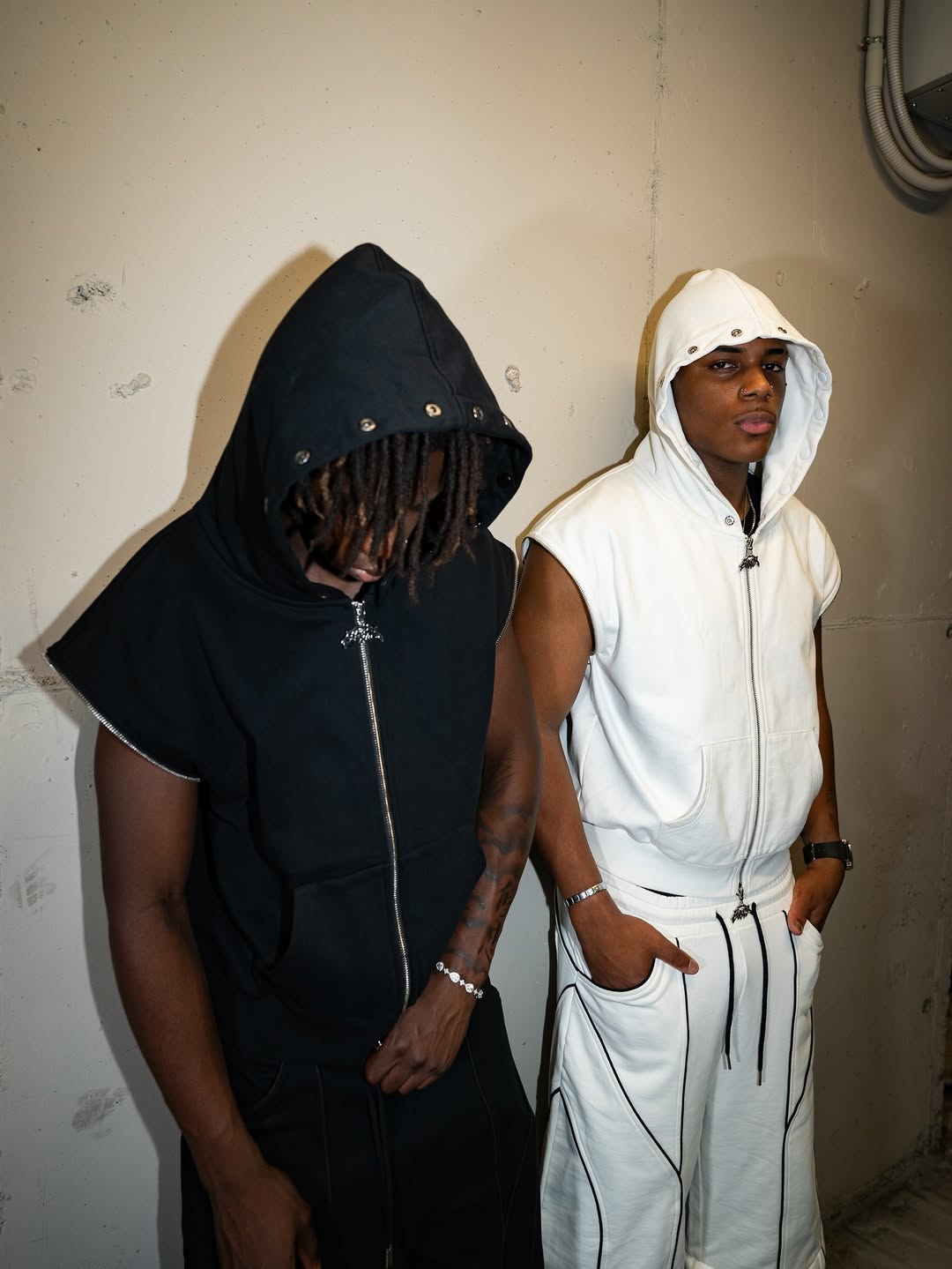 Elixir Detachable Black Tracksuit Zip Up