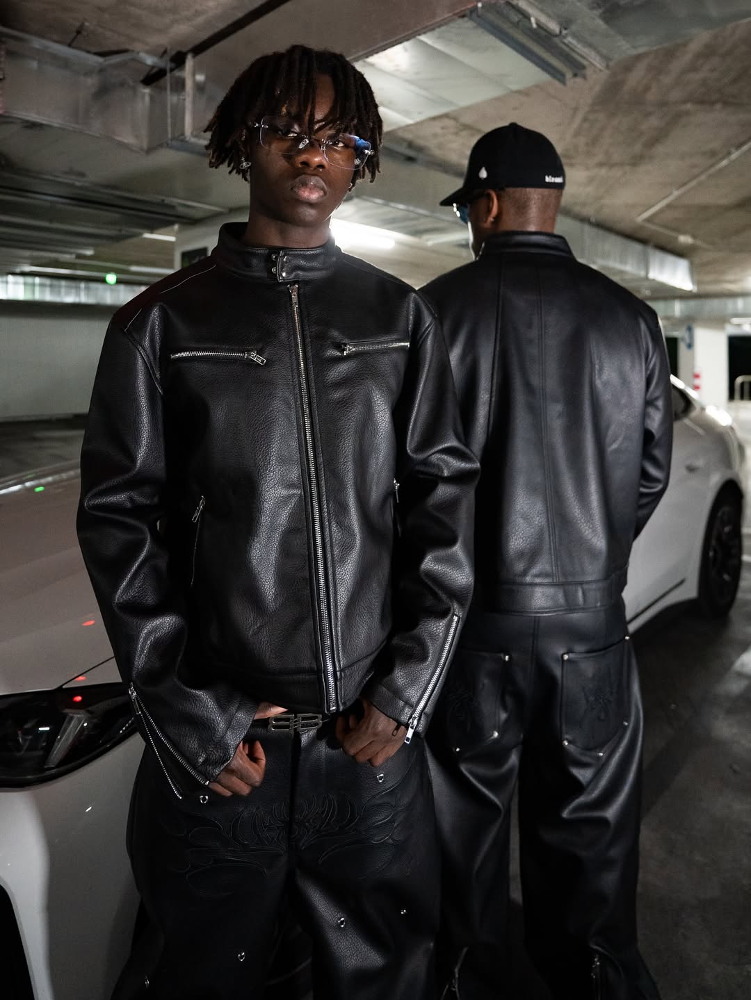 Elixir Biker Black Leather Jacket