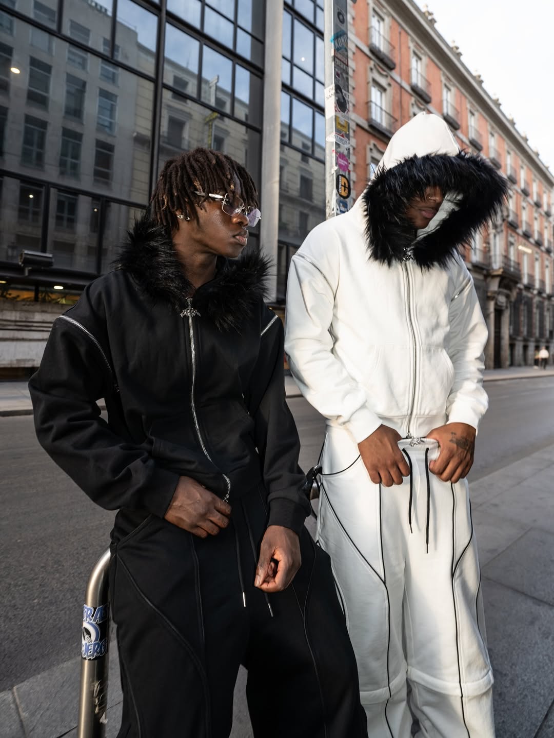 Elixir Detachable Black Tracksuit Zip Up