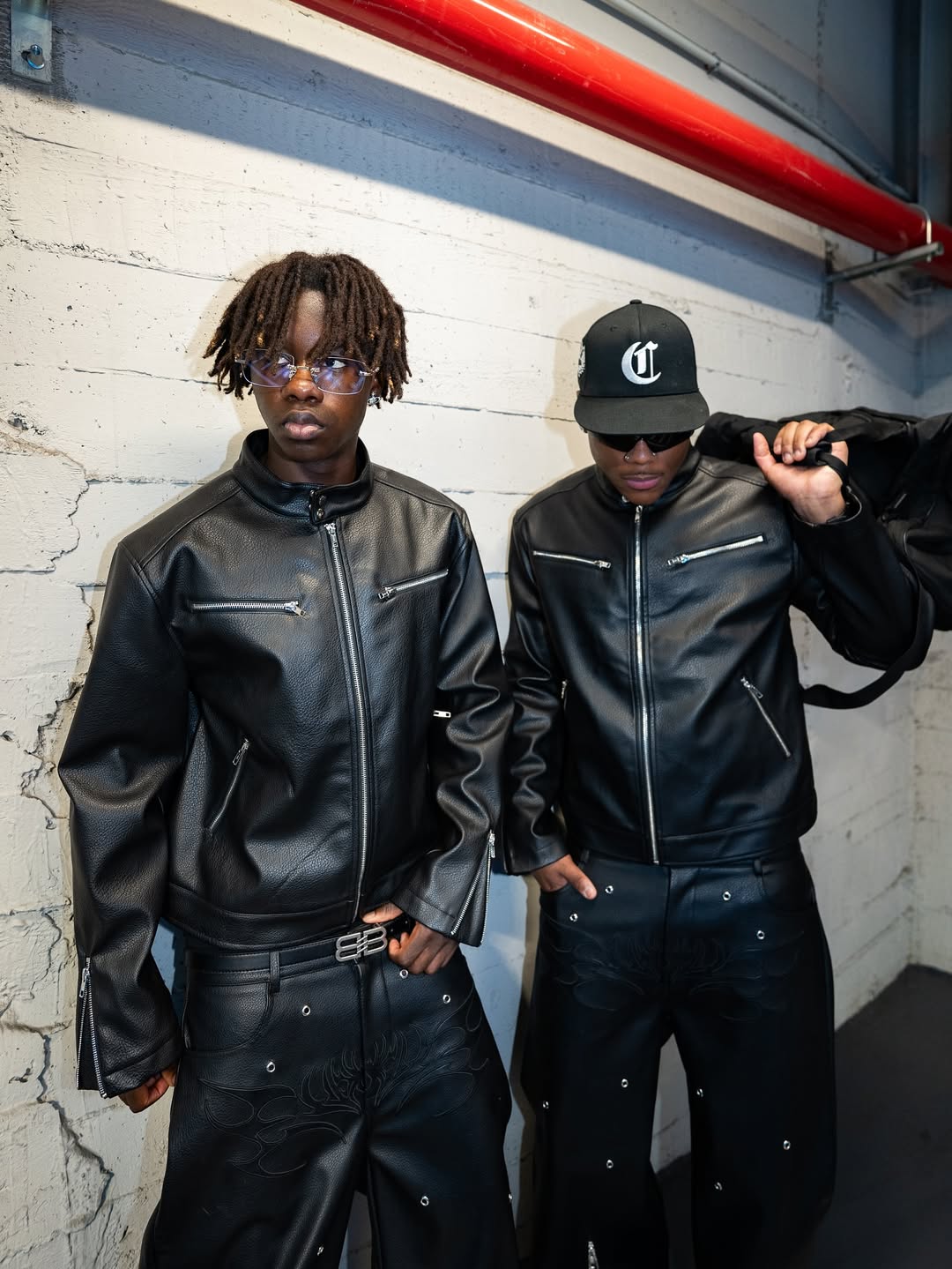 Elixir Biker Black Leather Jacket