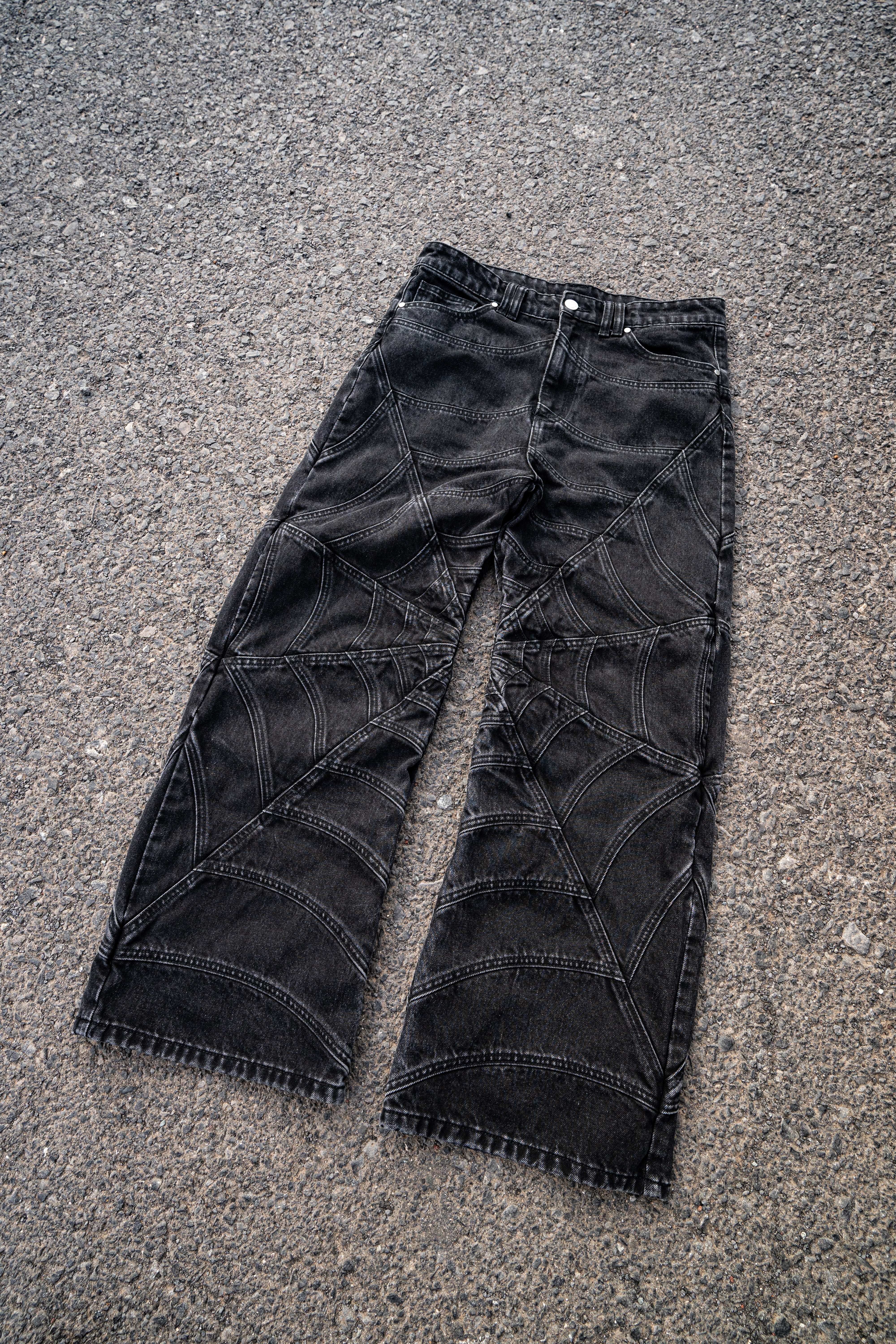 Elixir SpiderWeb Black Seams Jeans