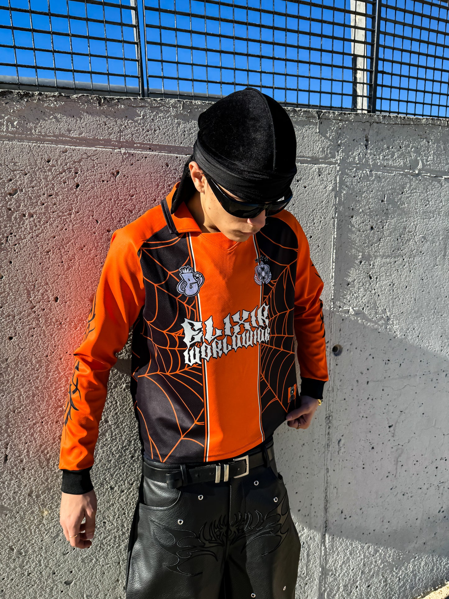 Elixir Orange Long Sleeve 00 Football Jersey