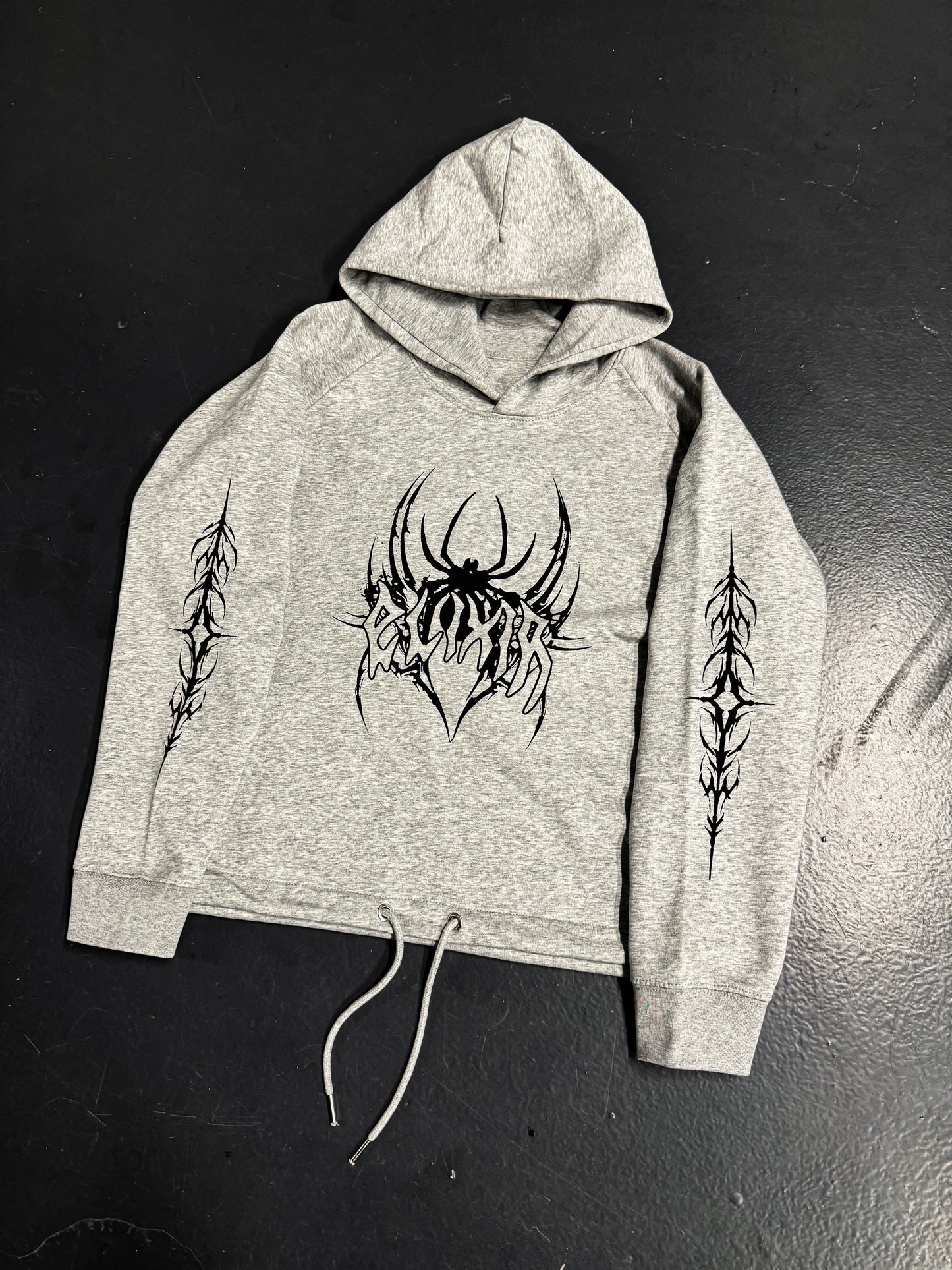 Elixir Gray Laces Hoodie