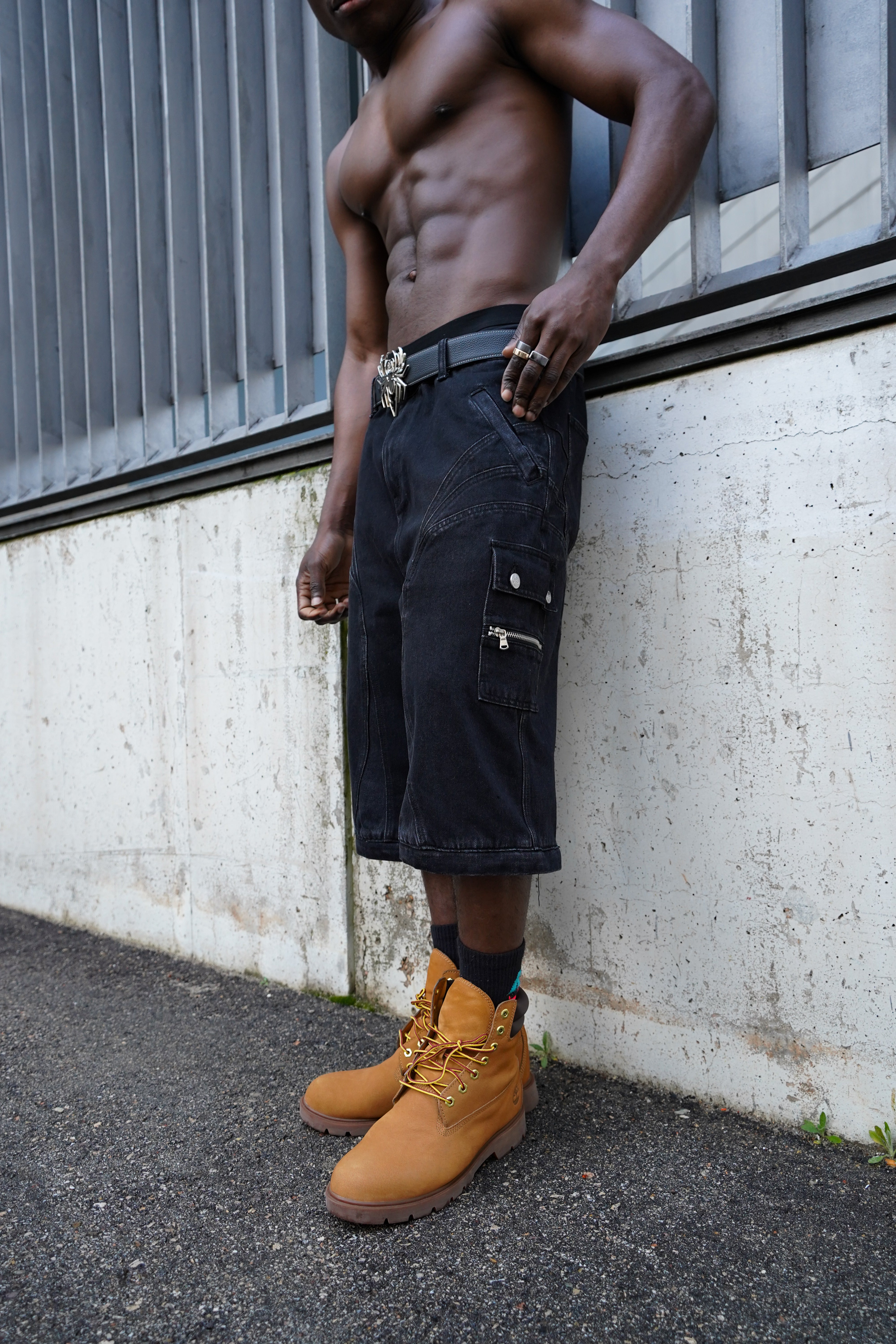 Elixir Detachable Black Jeans