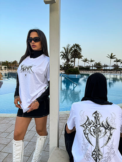 Elixir Cross White T-SHIRT