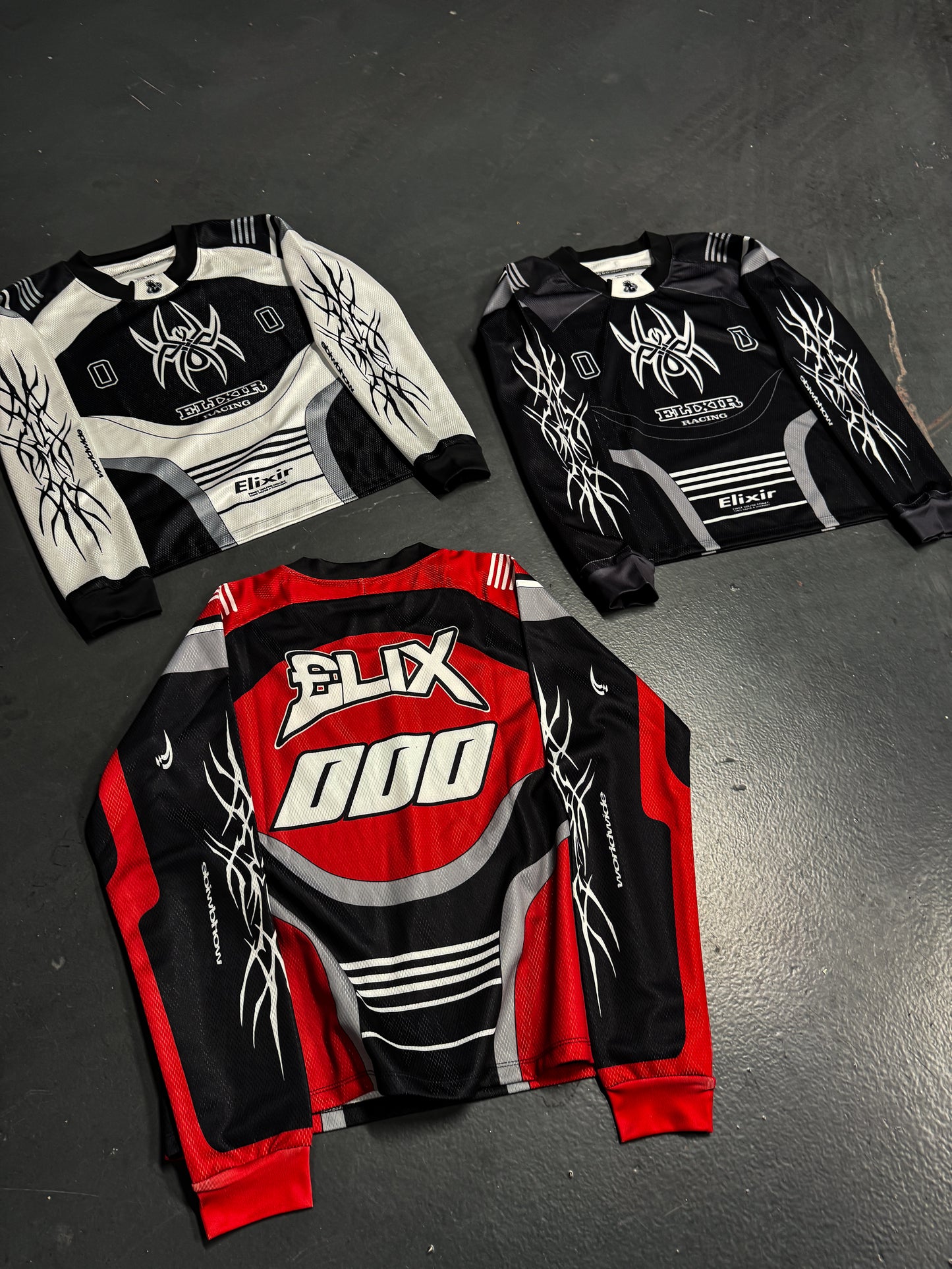 Elixir Racing Motocross Red Jersey