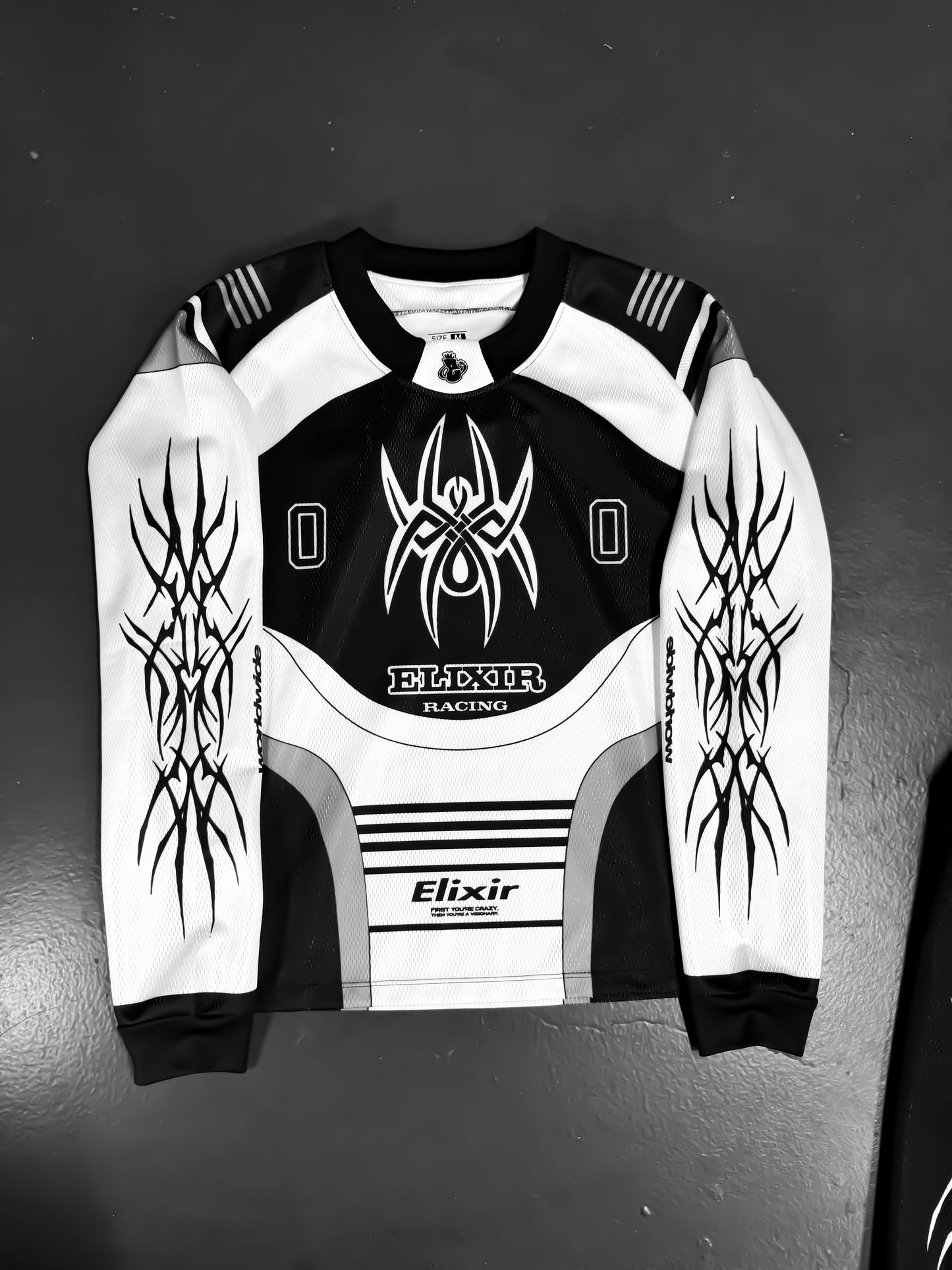 Elixir Racing Motocross White Jersey