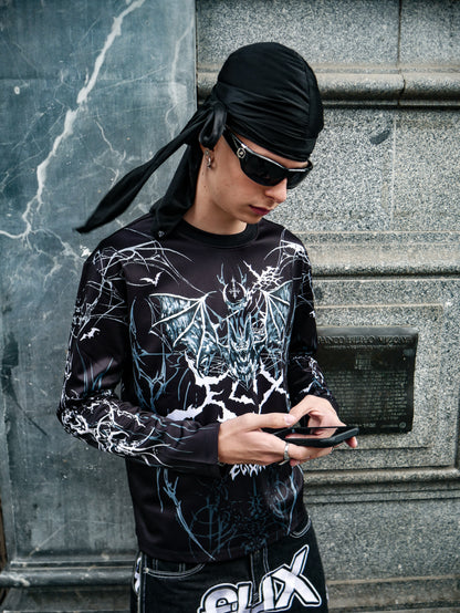 Elixir Bat Long-Sleeve Black Jersey