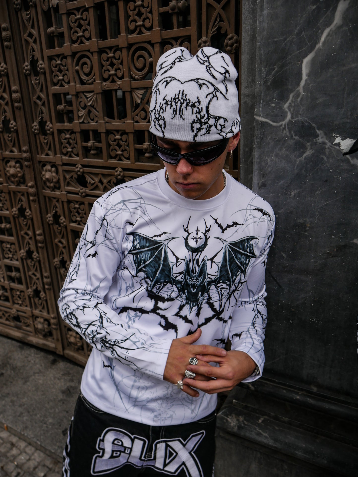 Elixir Bat Long-Sleeve White Jersey