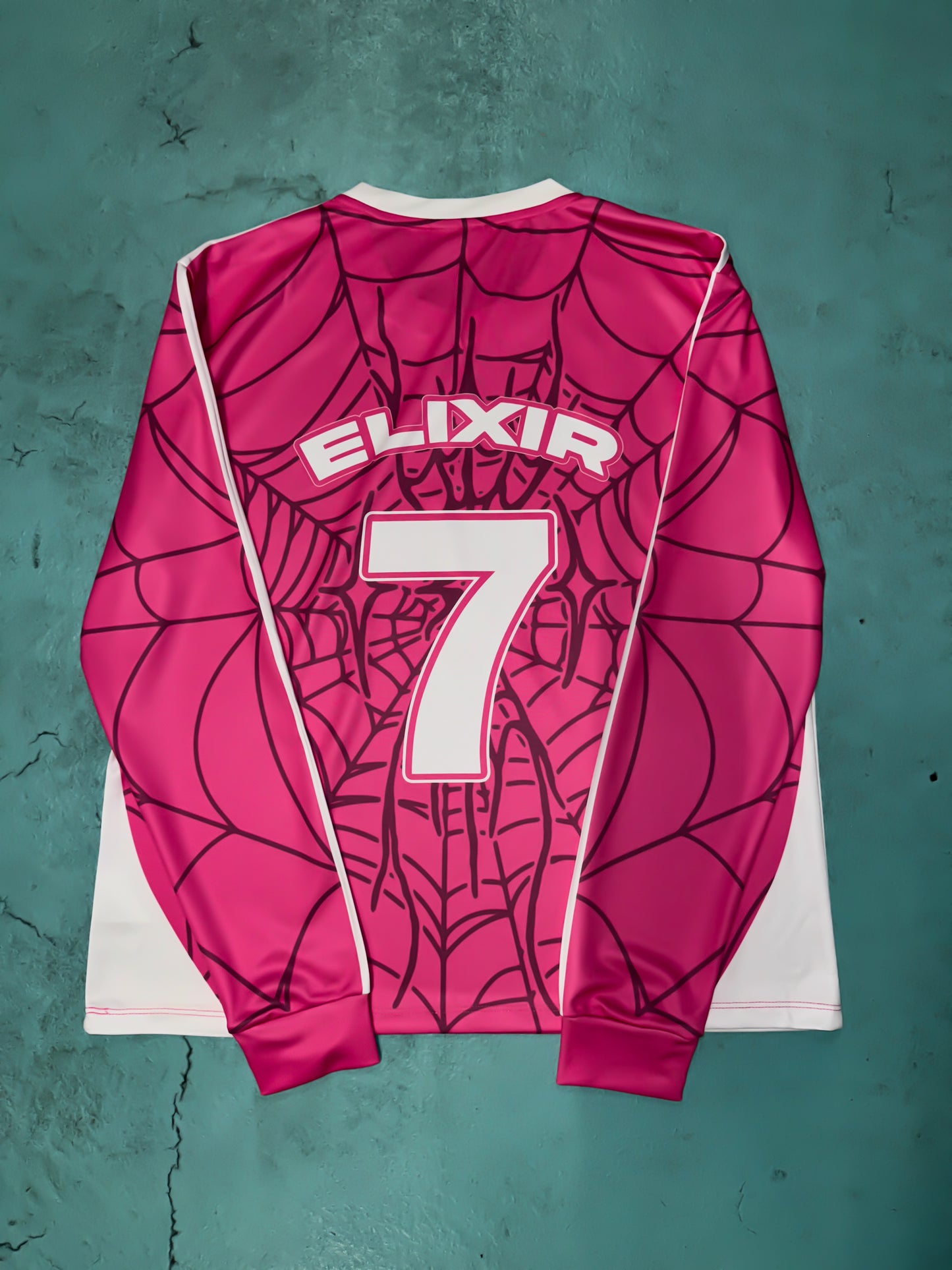 Elixir Spider PINK-WHITE Football T-Shirt