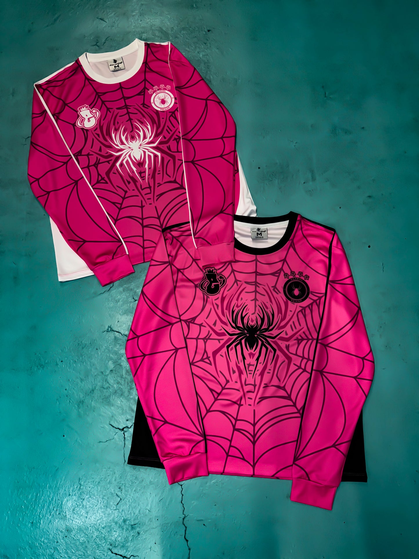 Elixir Spider PINK-WHITE Football T-Shirt