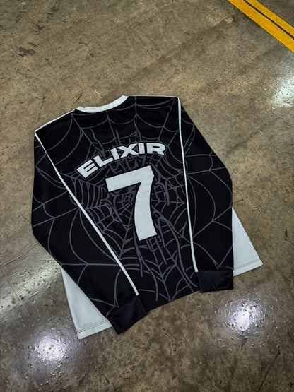 Elixir Spider Black Football T-Shirt