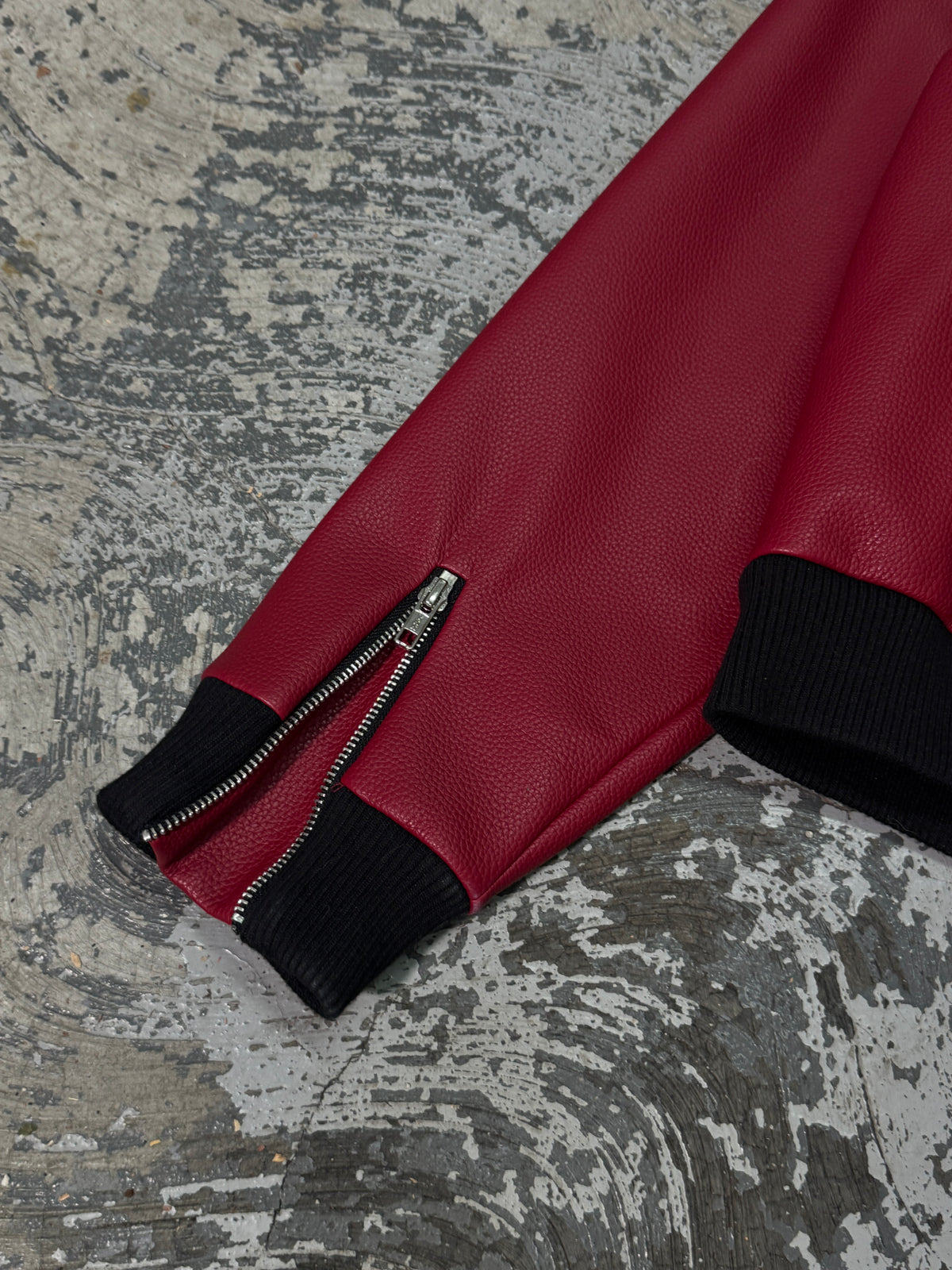 Elixir Spider Red Leather Jacket