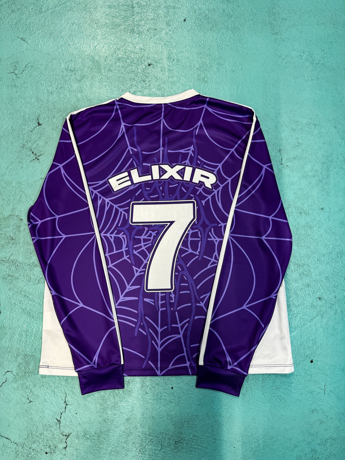 Elixir Spider Purple Football T-Shirt