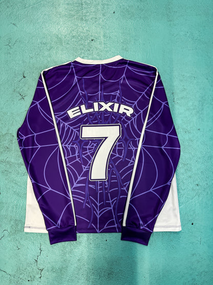 Elixir Spider Purple Football T-Shirt