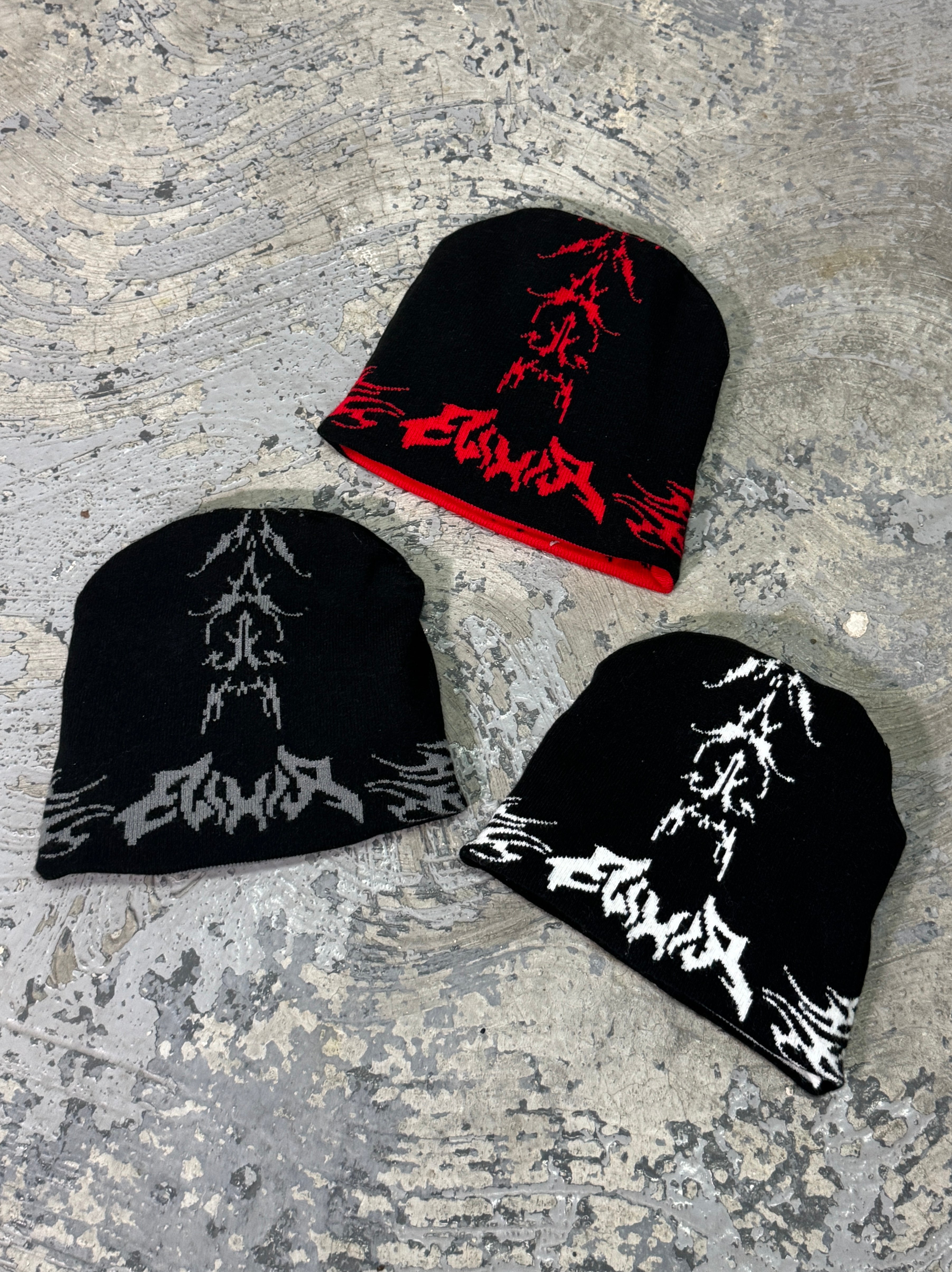 BLACK - GREY REVERSIBLE CAP