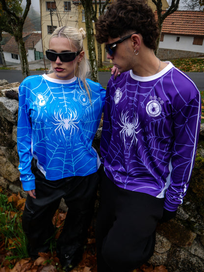 Elixir Spider Blue Football T-Shirt