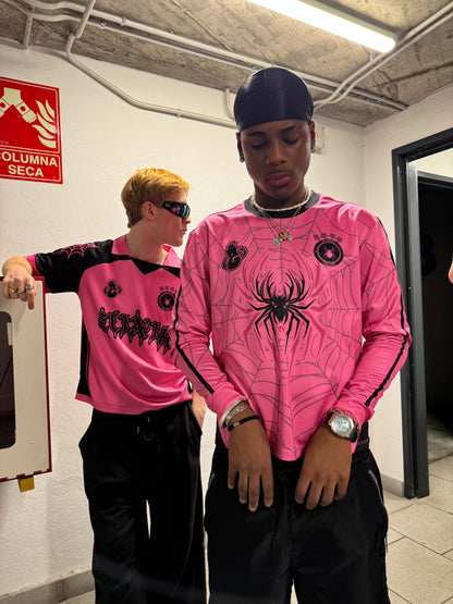 Elixir Spider PINK-BLACK Football T-Shirt