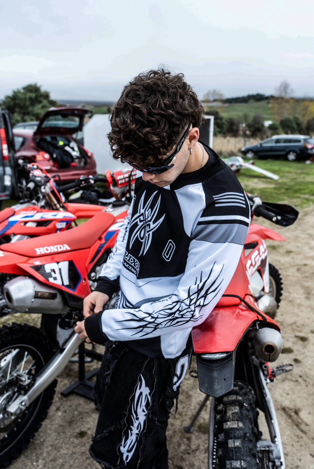 Elixir Racing Motocross White Jersey