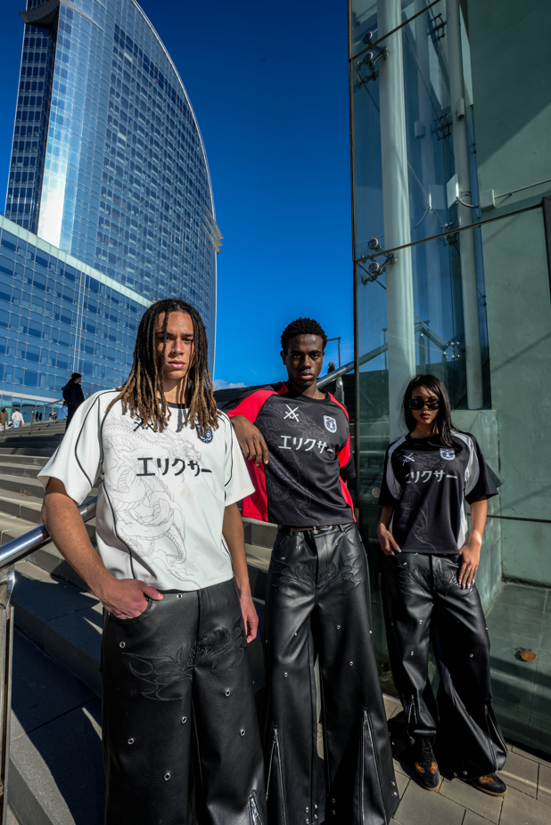 Elixir Japan White Football Jersey