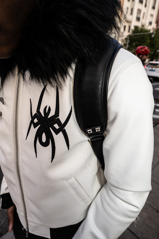 Elixir Black Leather Backpack